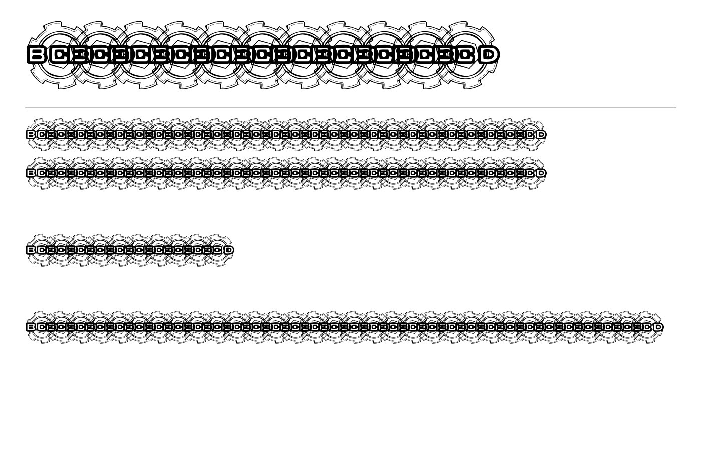 Bolt Cutter Nasty Font preview