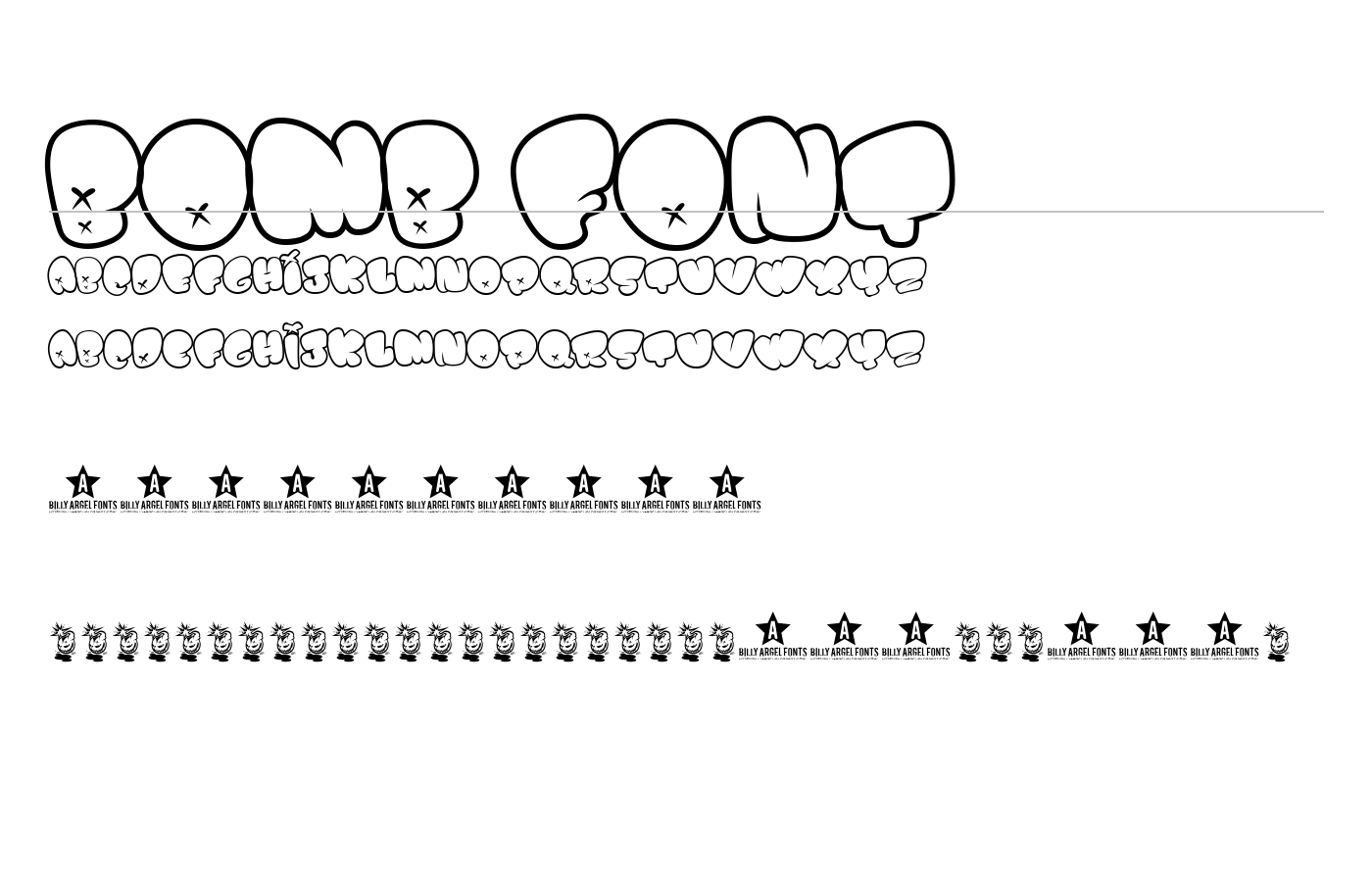 BOMB FONT preview