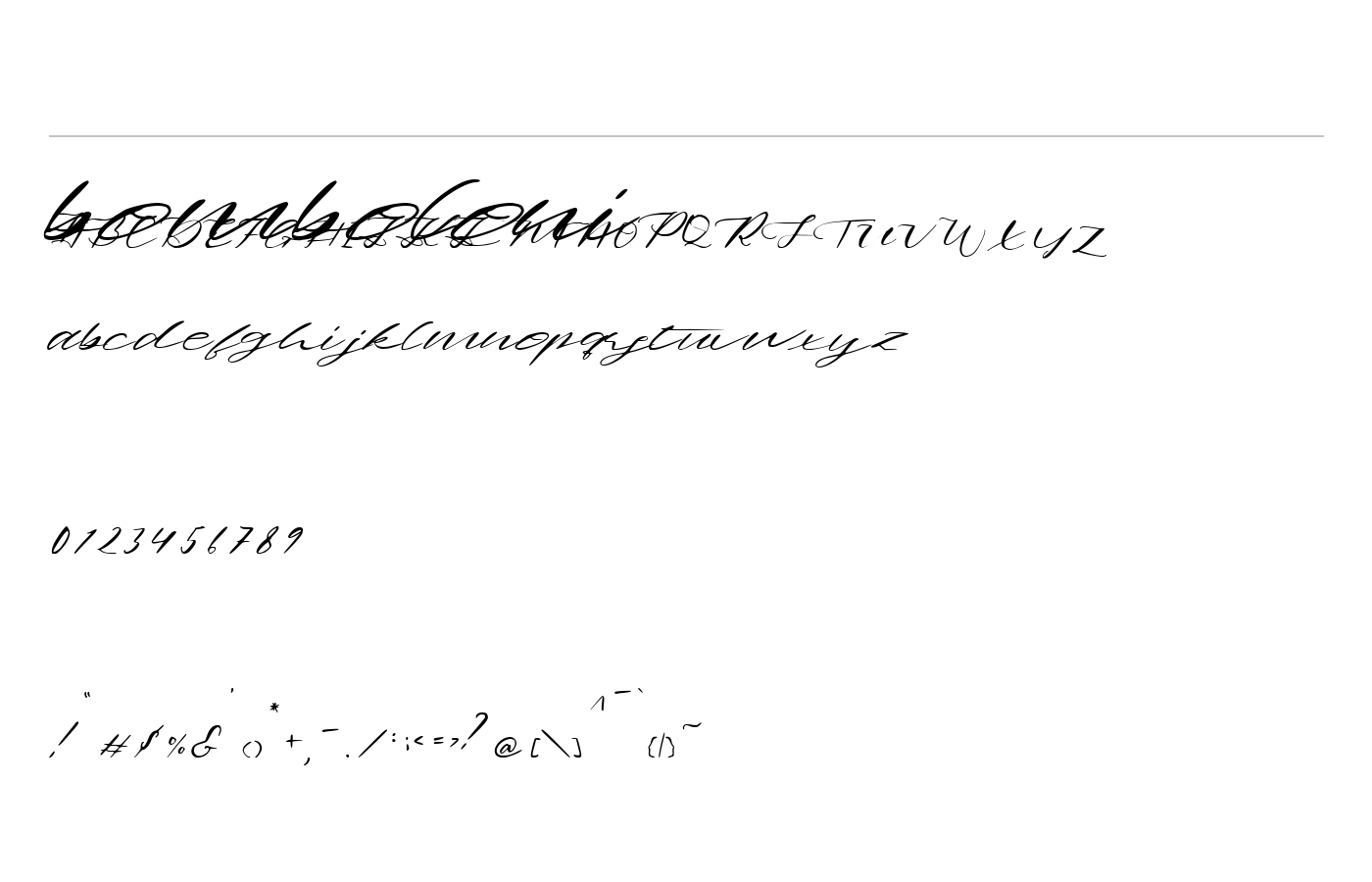 bomboloni Font preview