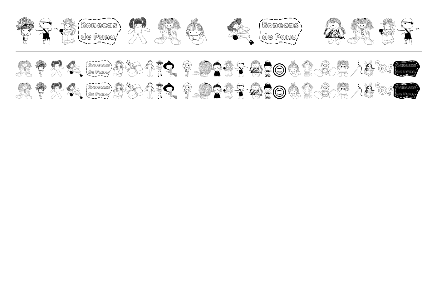 BonecaS de Pano Font preview