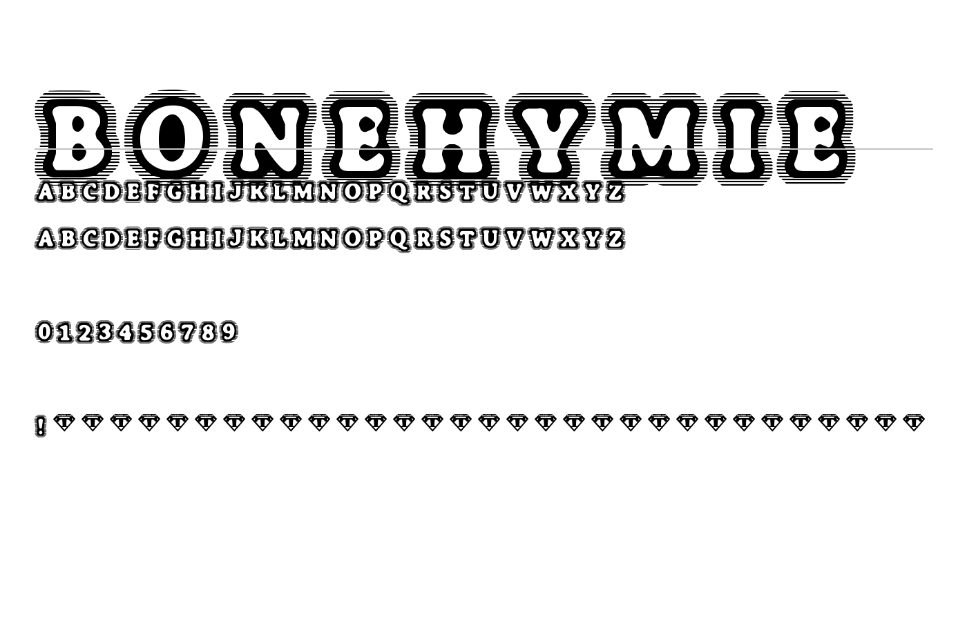 BoneHymie Font preview
