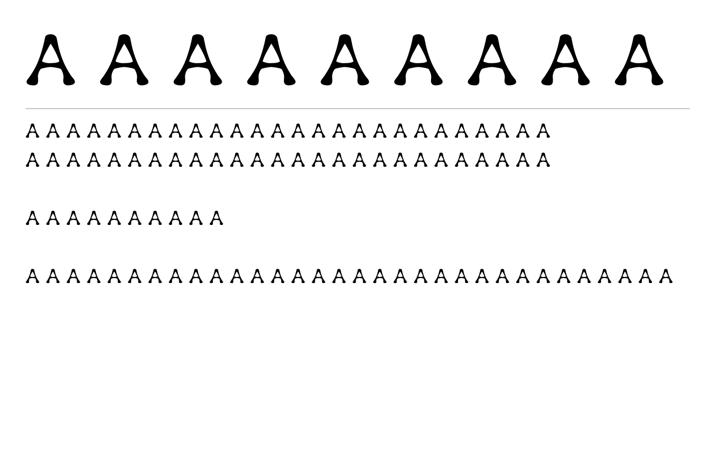 BonesFont preview