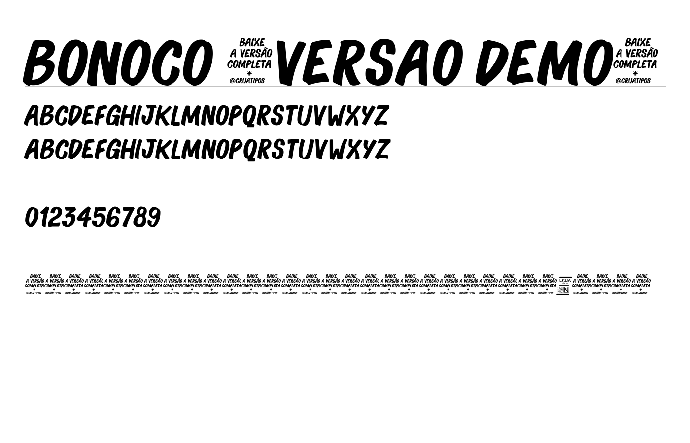 Bonoco [Versao Demo] Font preview