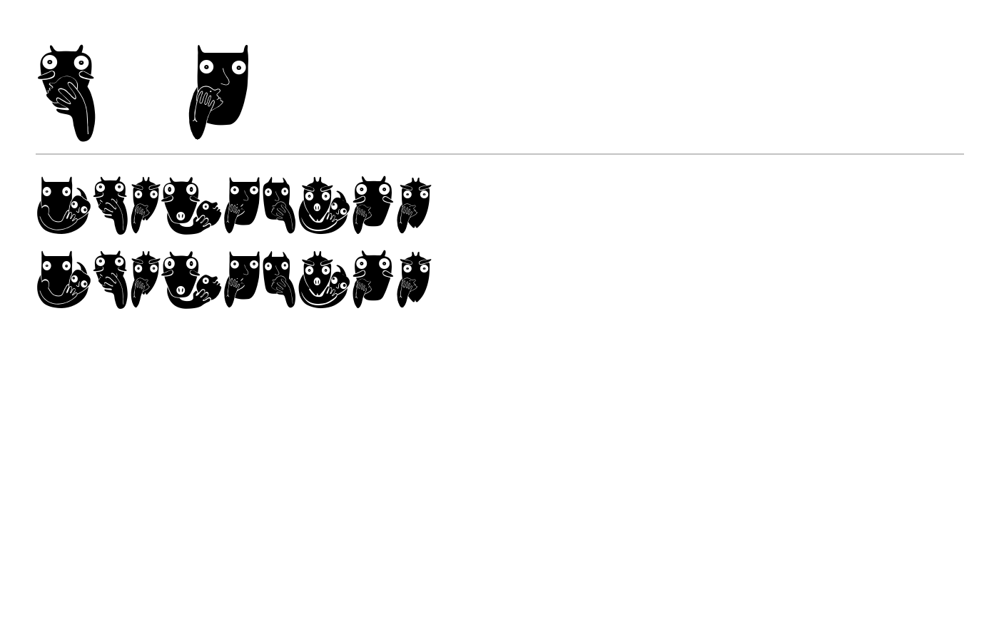Bonvenon Font preview