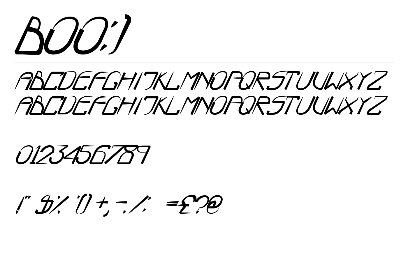 BOO:) Font preview