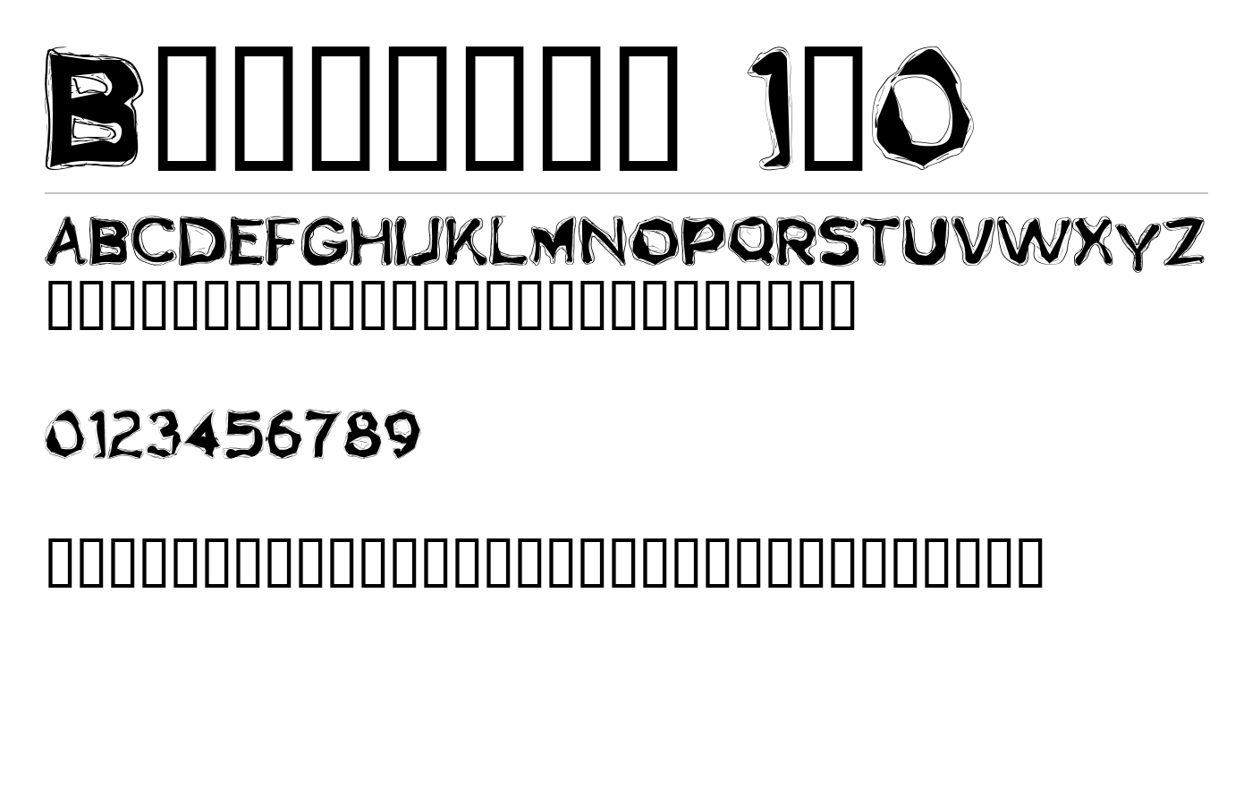 Boogaloo 1.0 Font preview