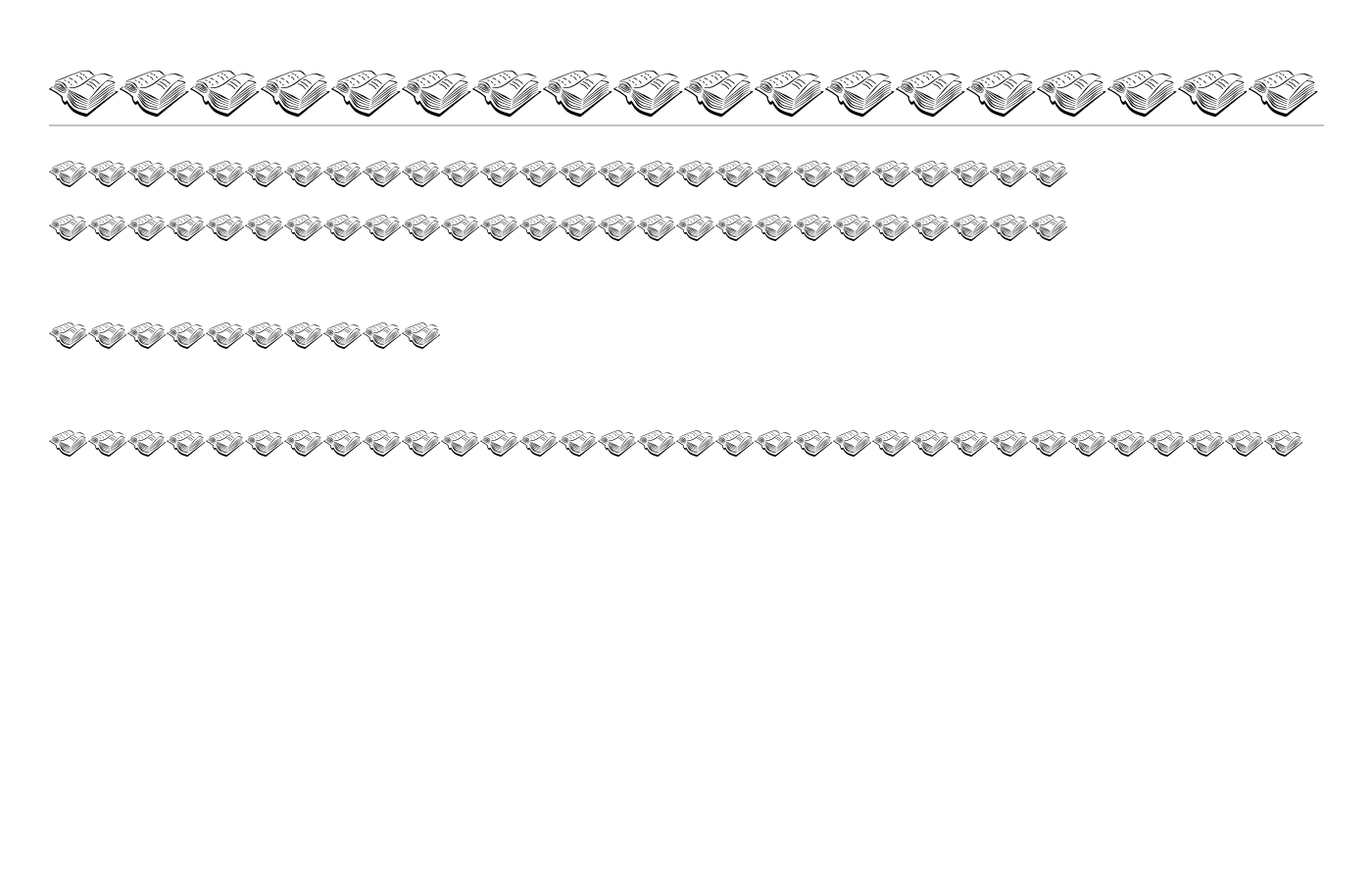 Book Stamps Figure Font preview