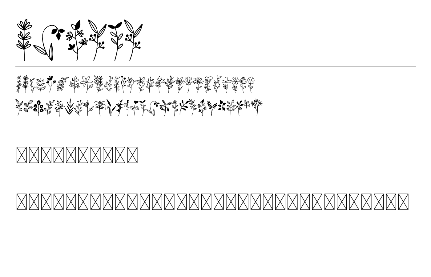 Botana Font preview
