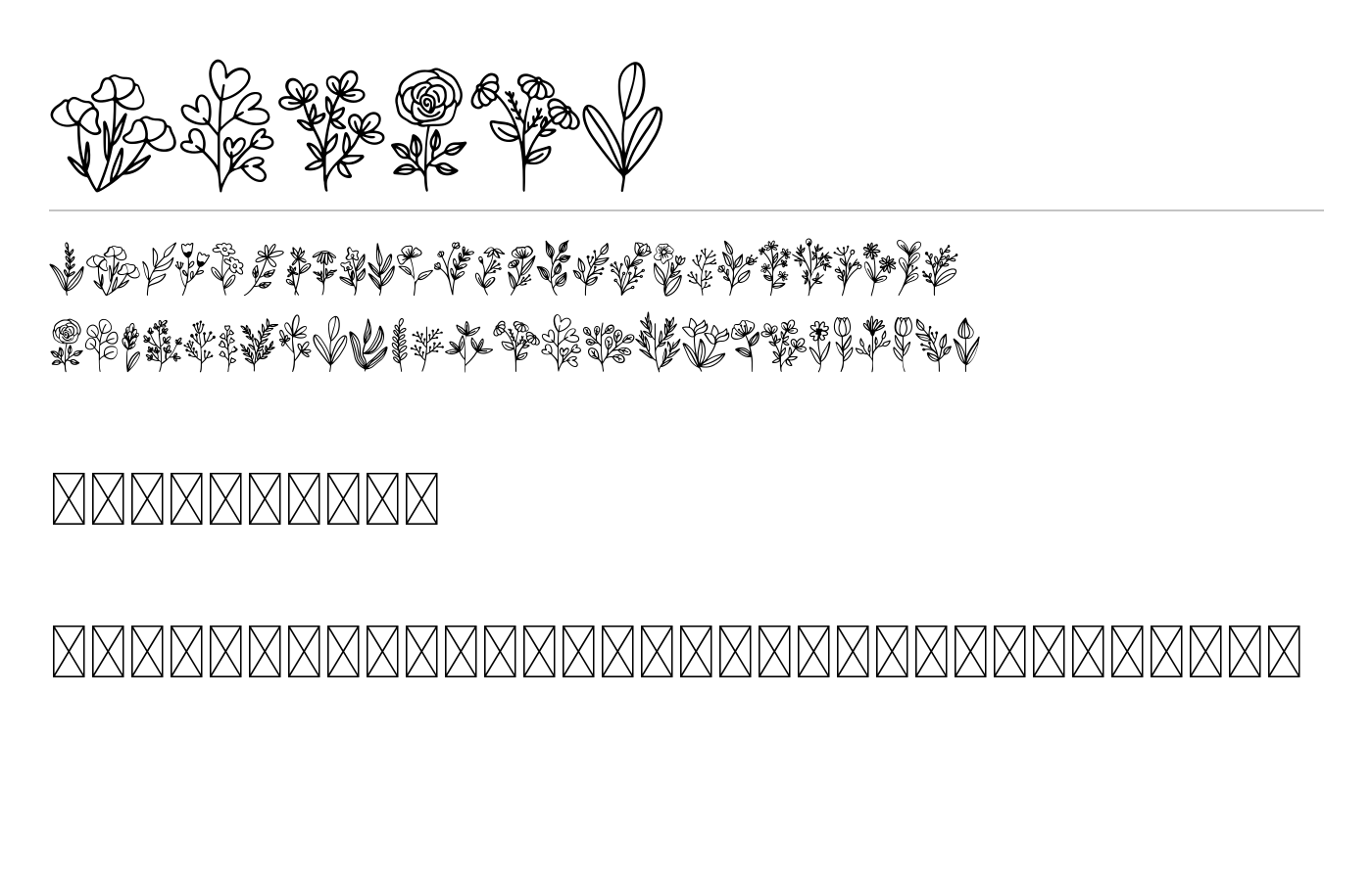 Botani Font preview