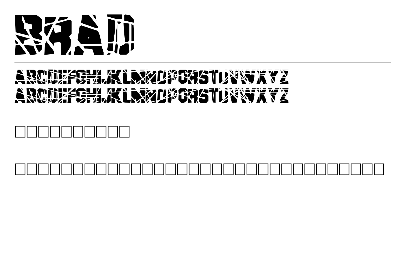 Brad Font preview