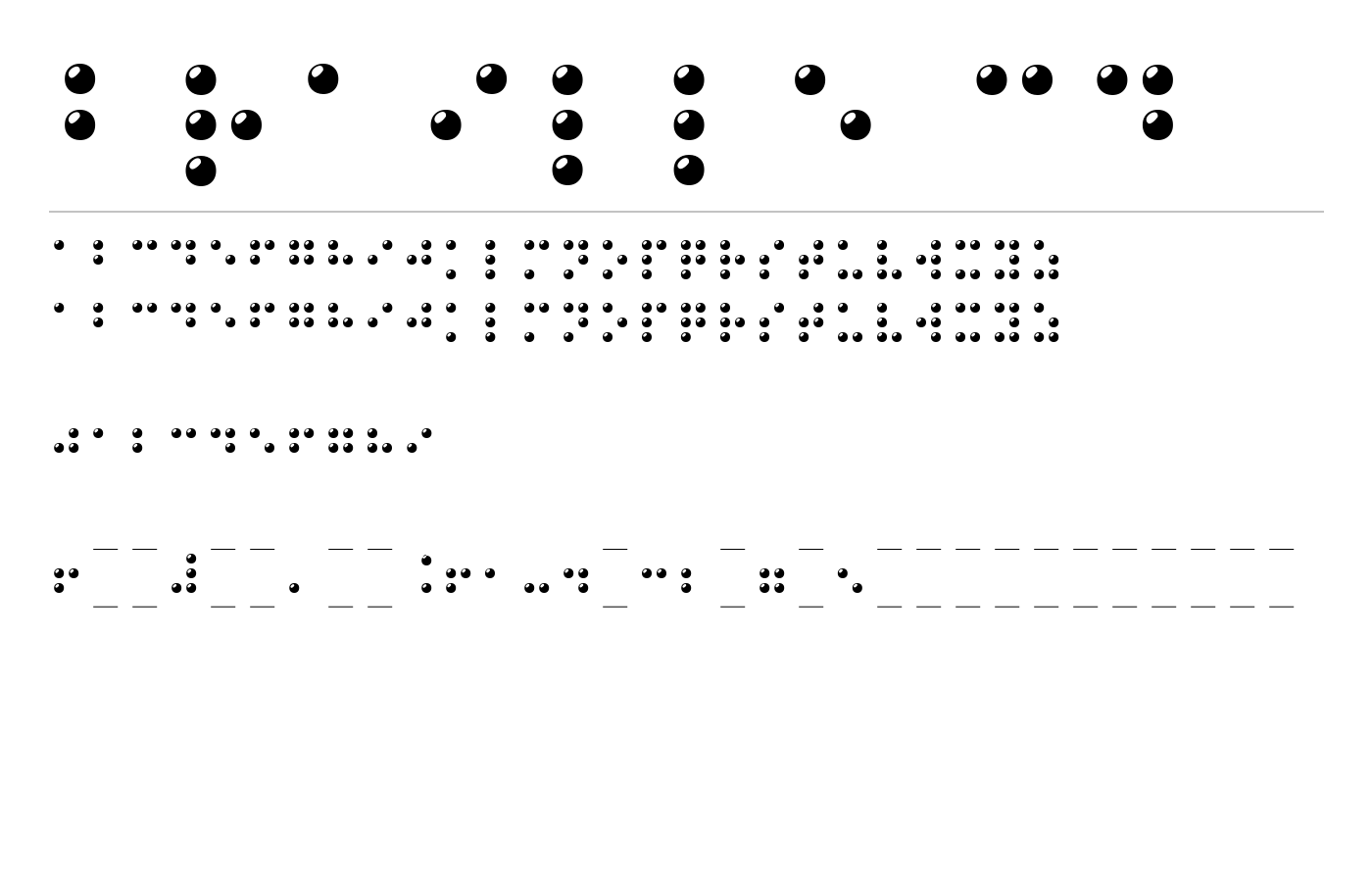 Braille Normal Font preview