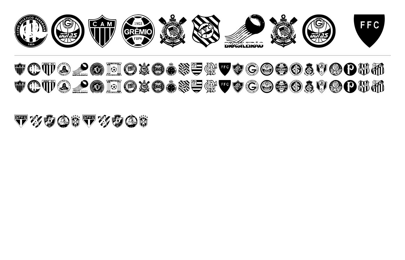 Brasileirão Font preview