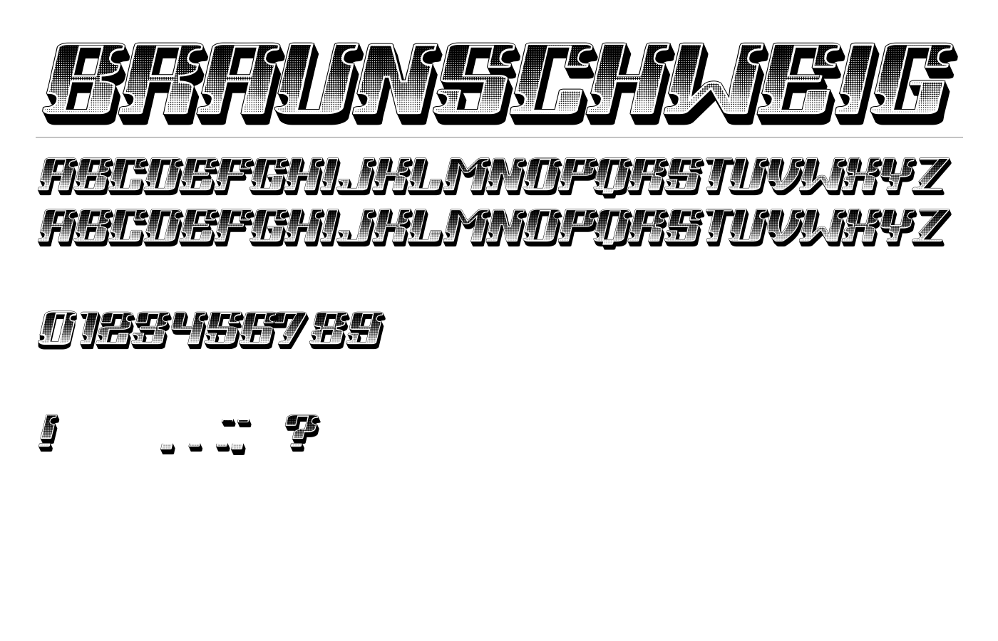 Braunschweig Font preview