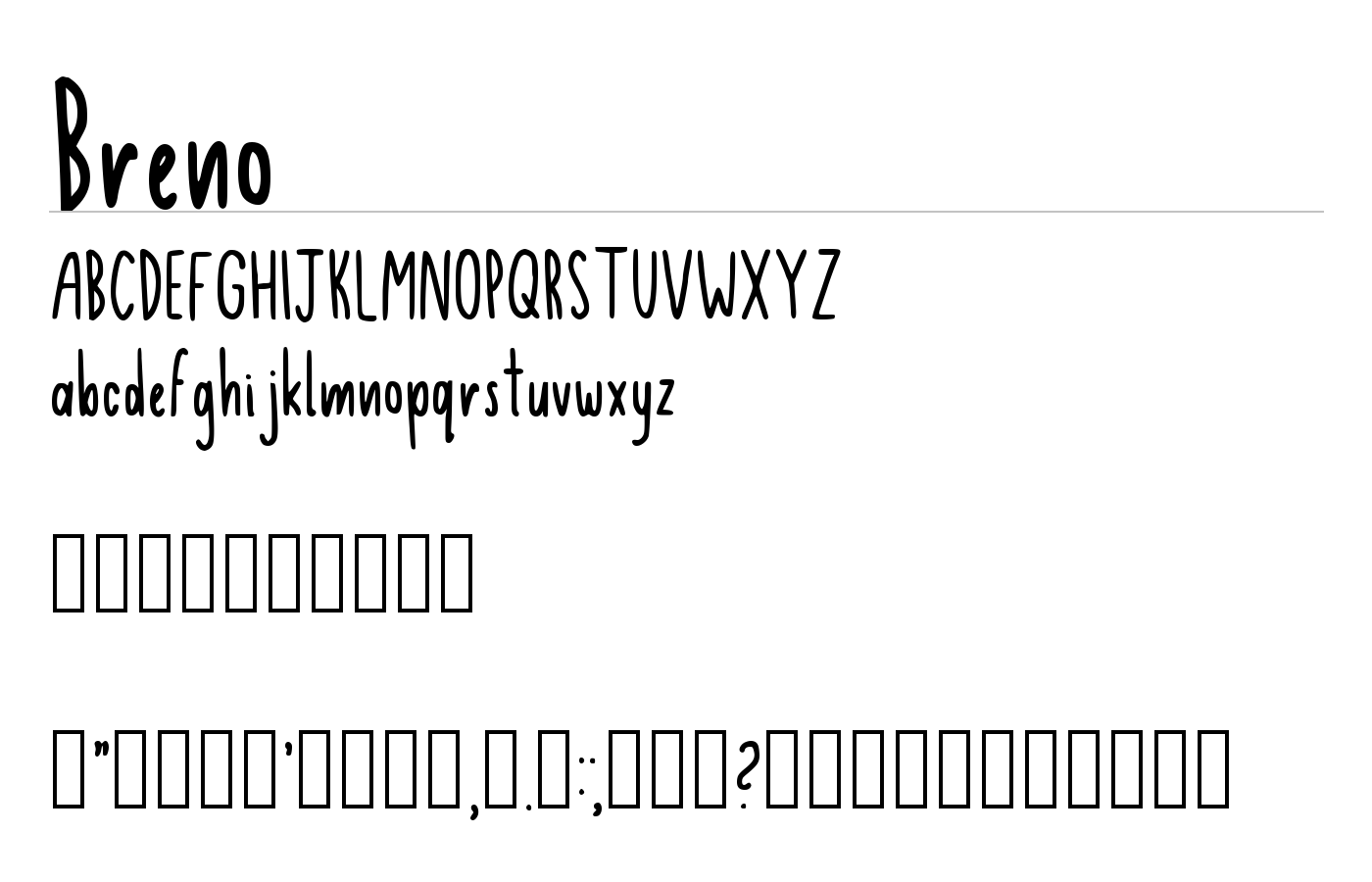 Breno Font preview