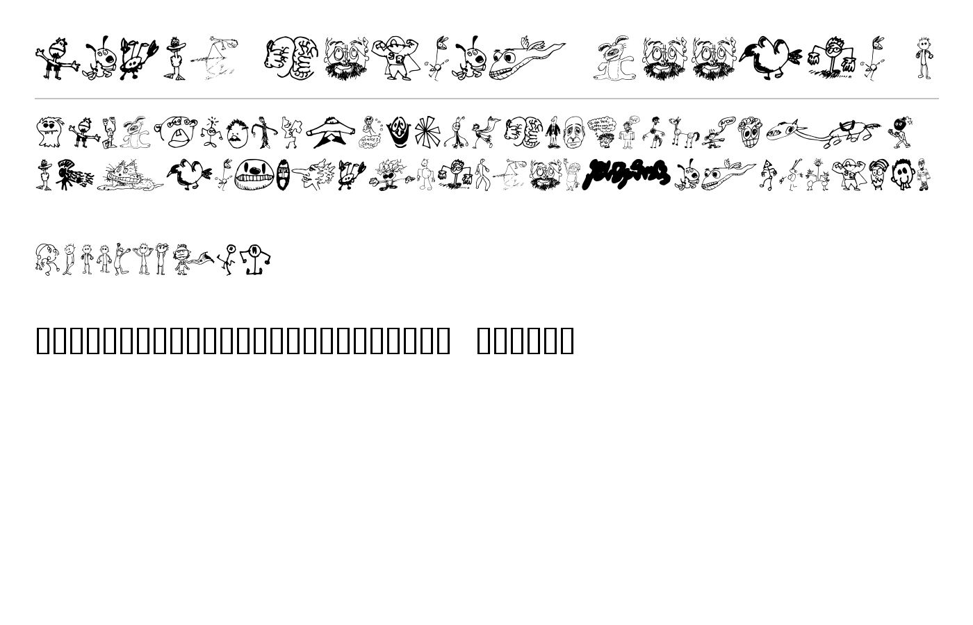 Brian Powers Doodle 2 Font preview