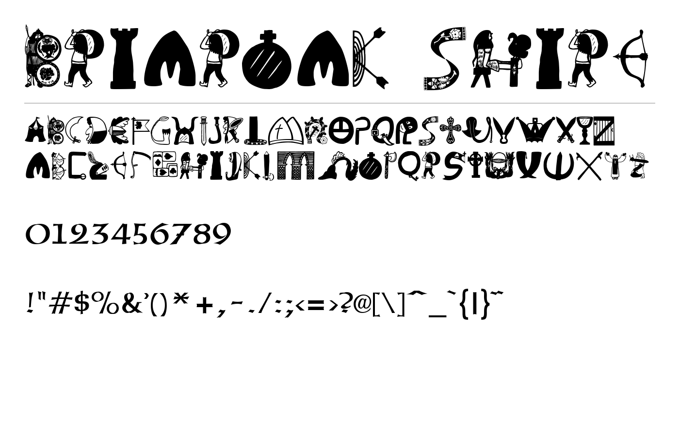 Briaroak Shire Font preview