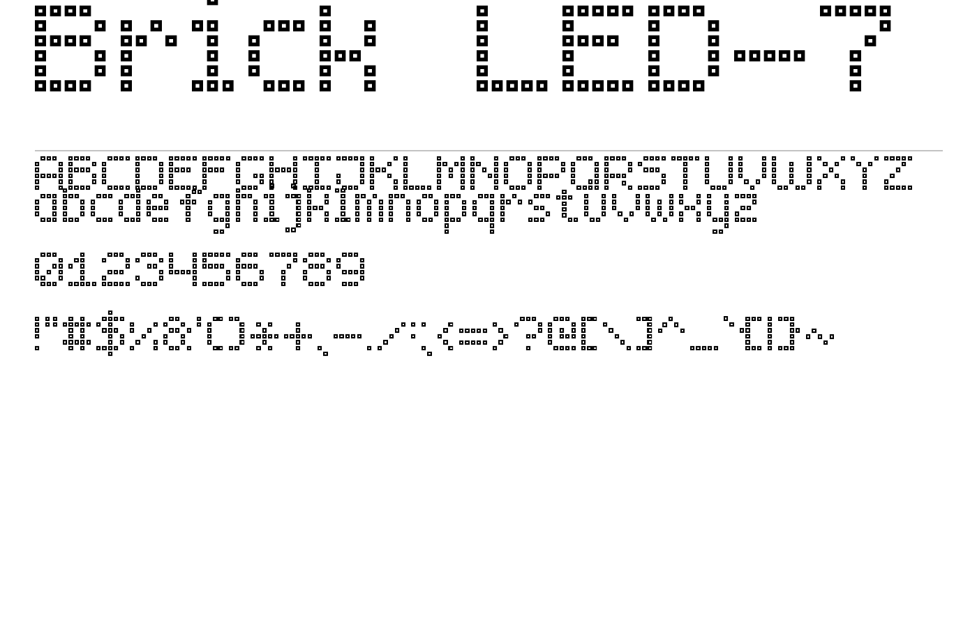 Brick LED-7 Font preview