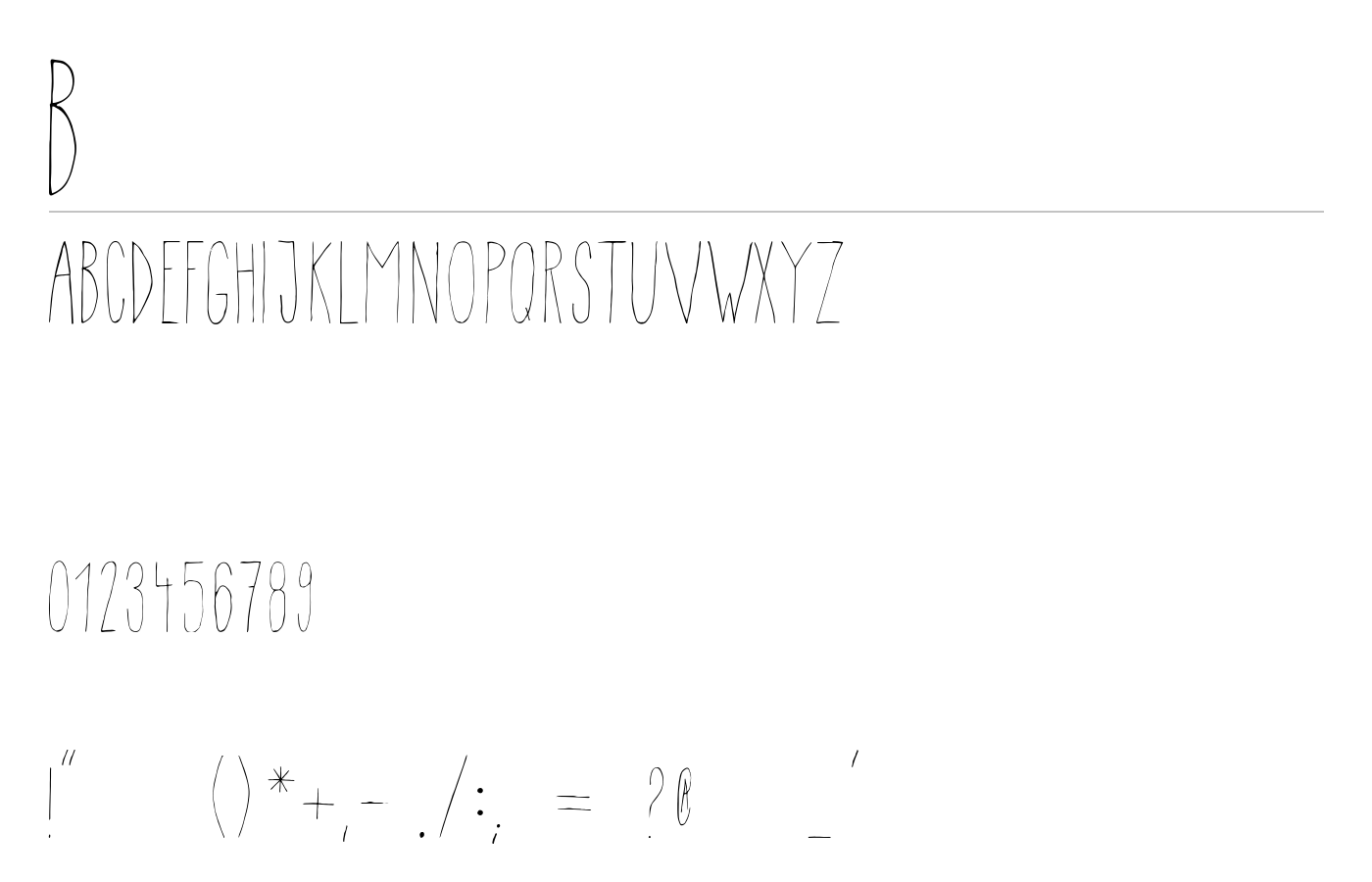 Brickle Font preview