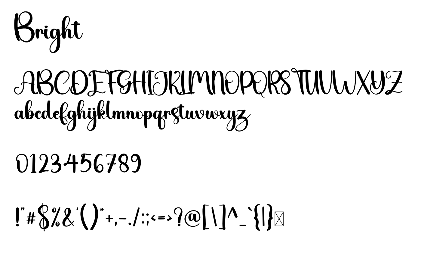 Bright Font preview