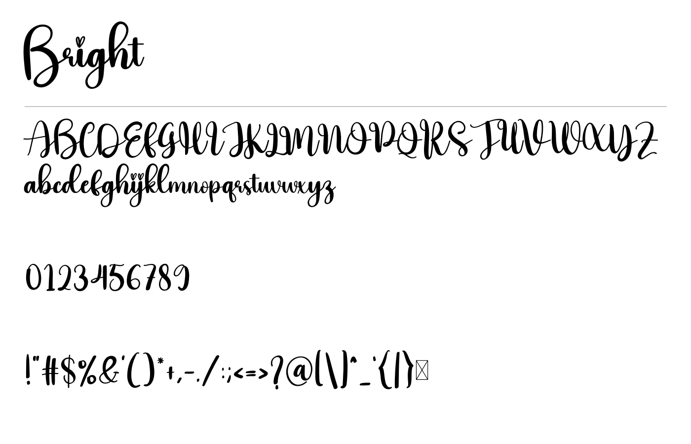 Bright Font preview