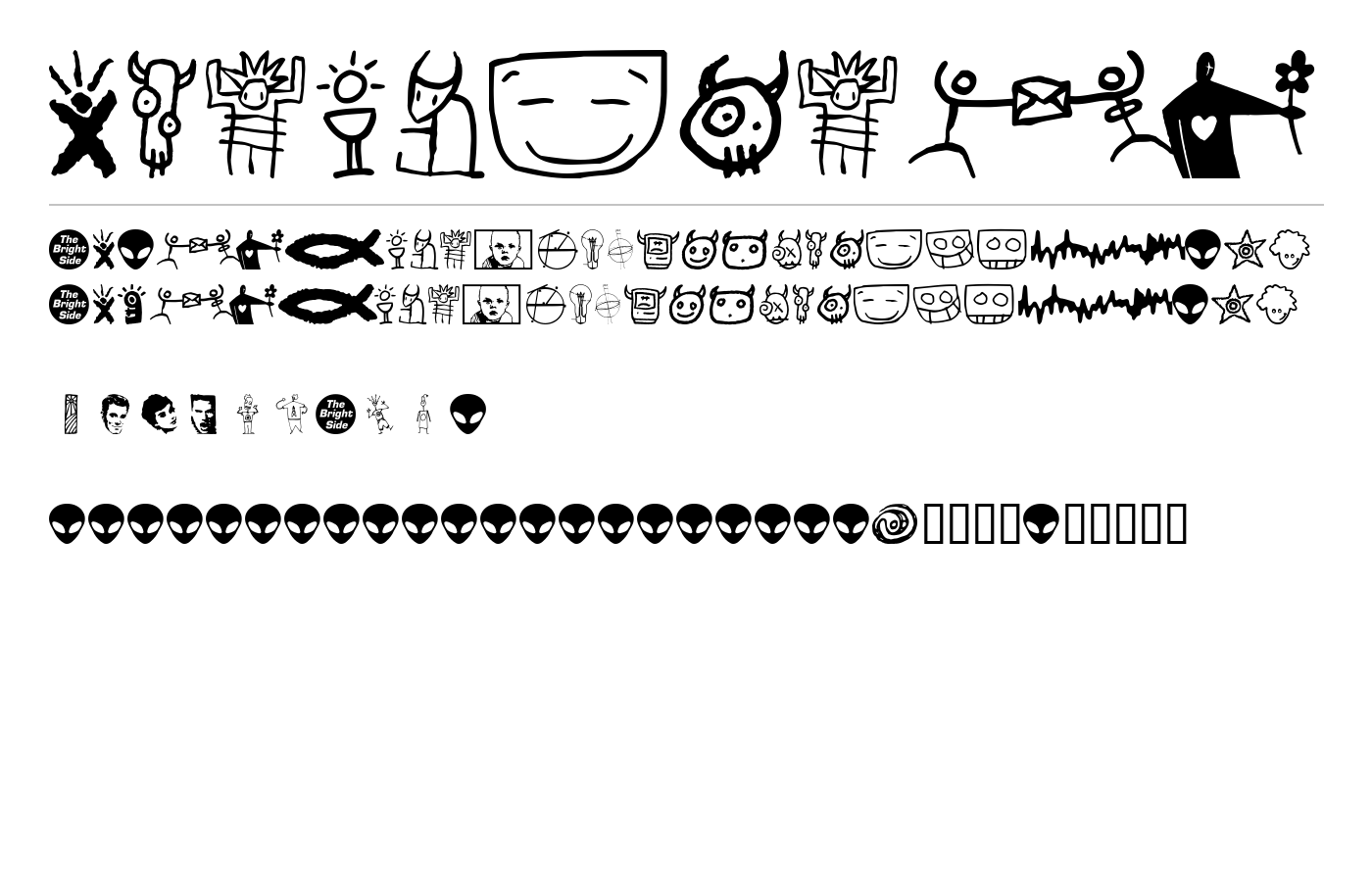 BrightSide Font preview