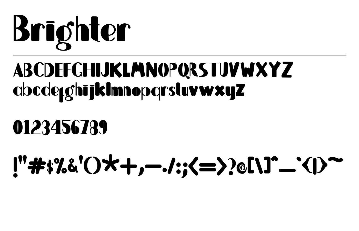 Brighter Font preview