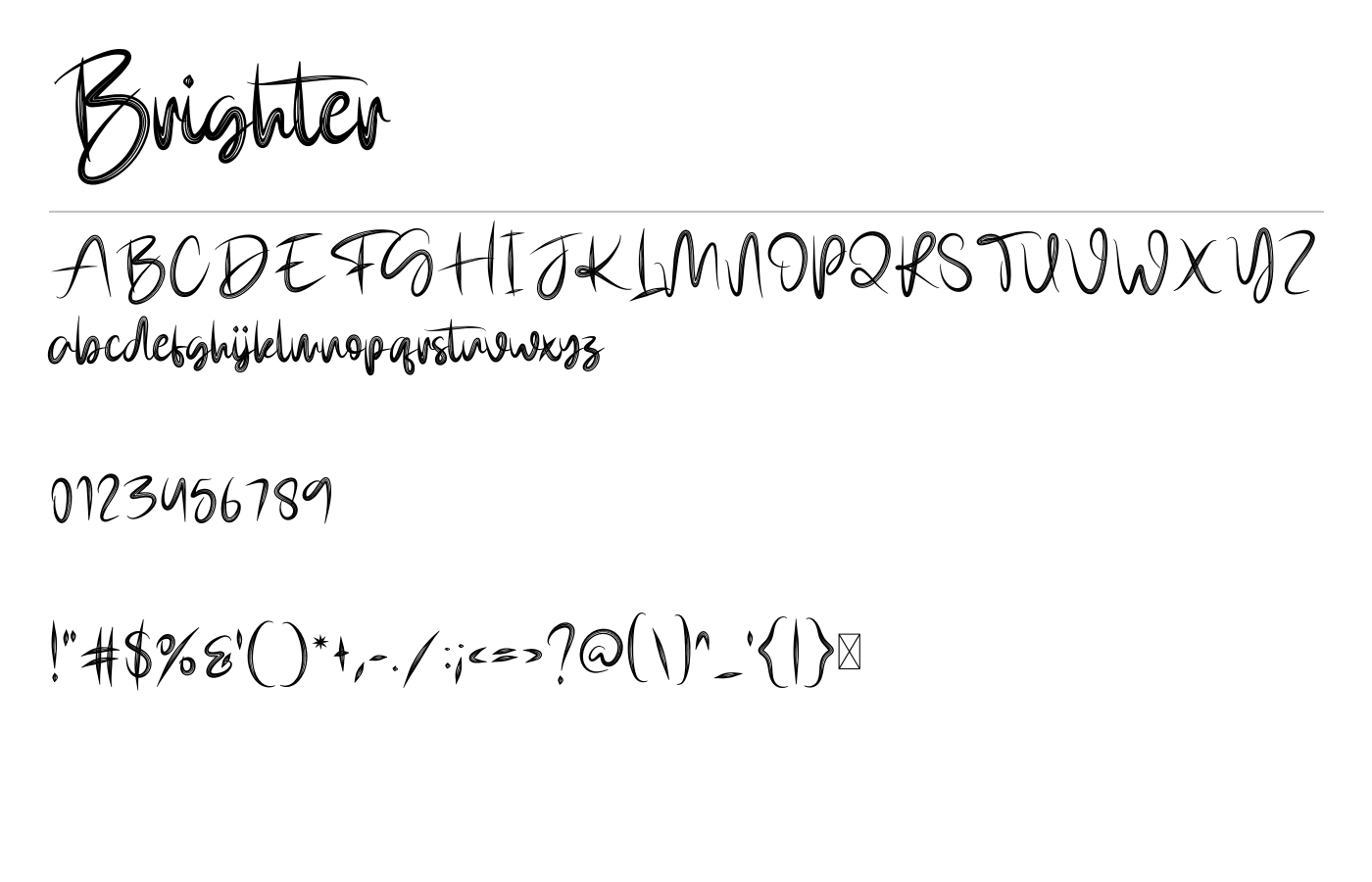 Brighter Font preview
