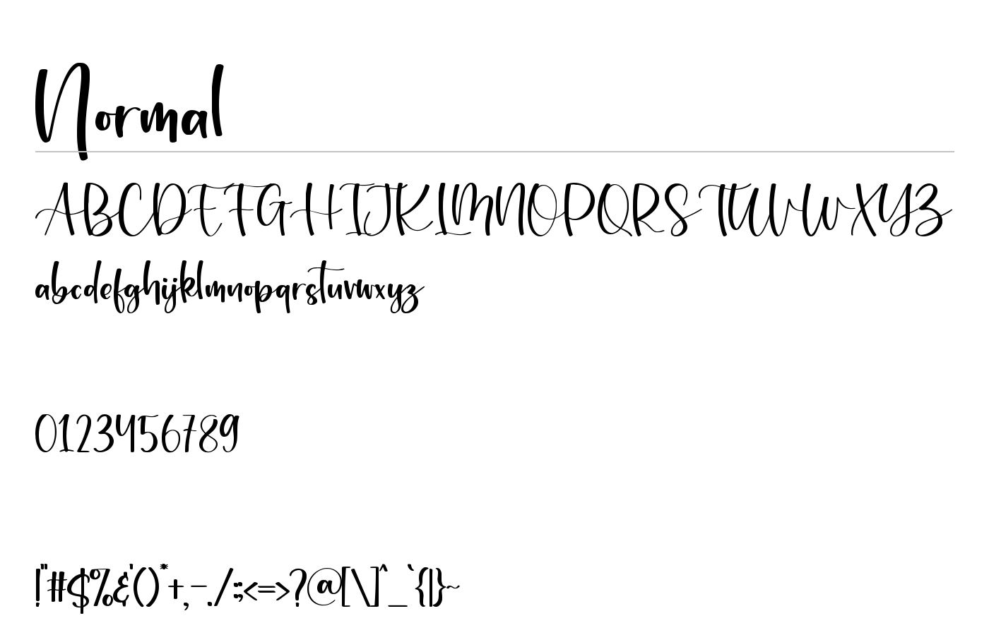 Brightfarm Font preview