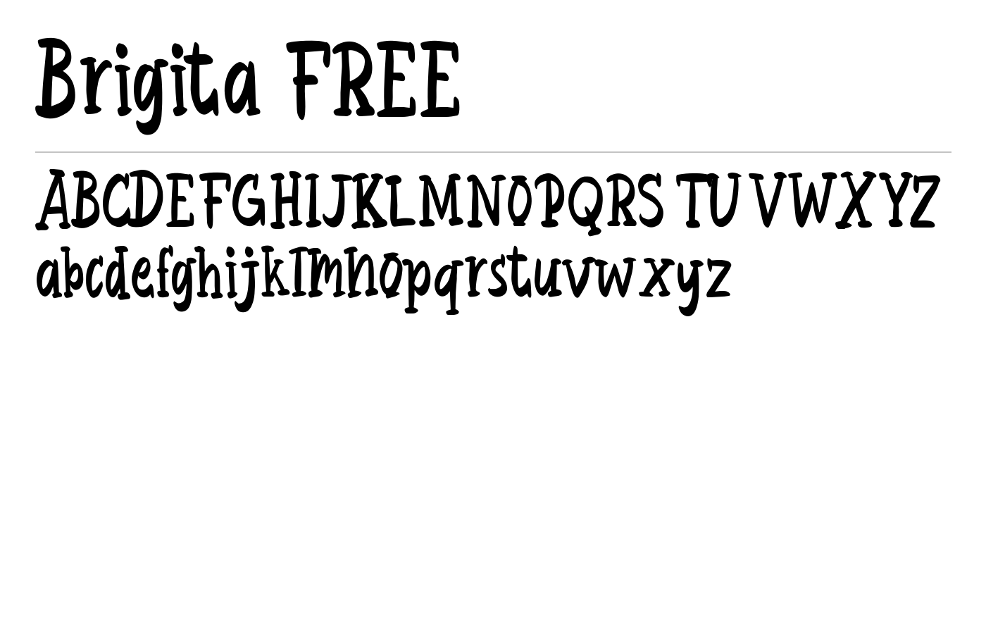 Brigita Font preview