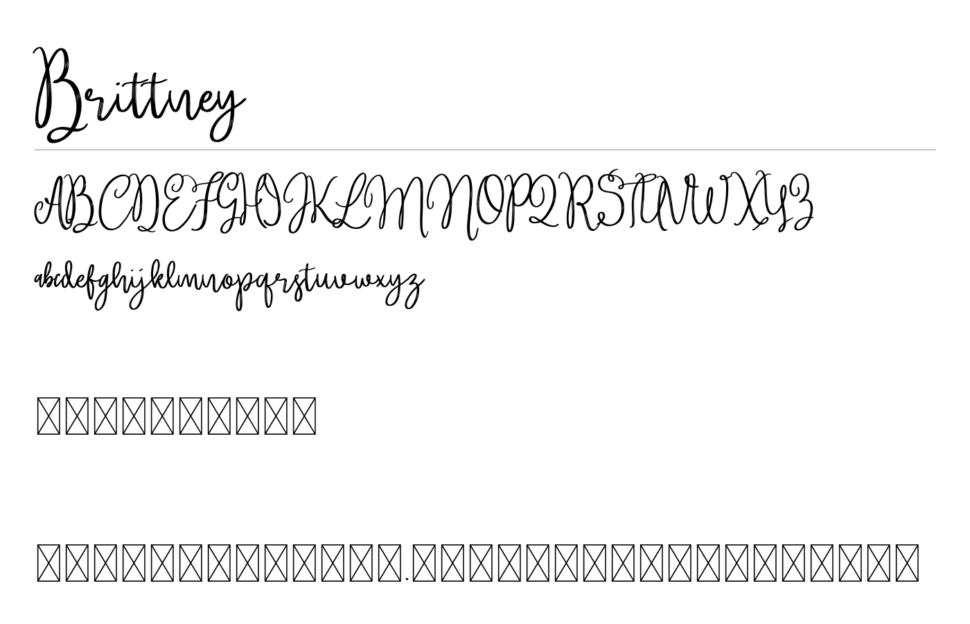 Brittney Font preview