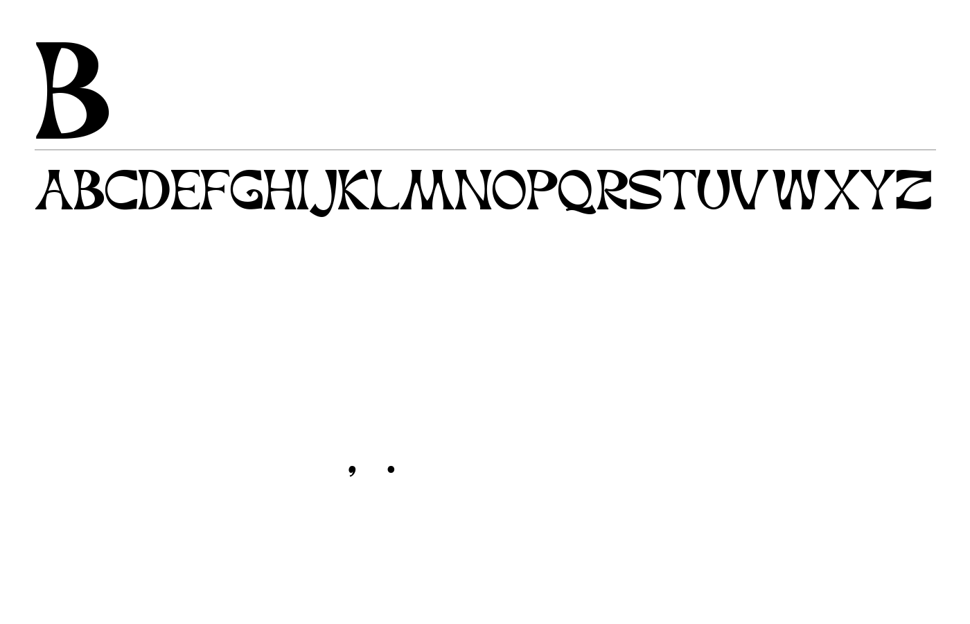Broca Font preview