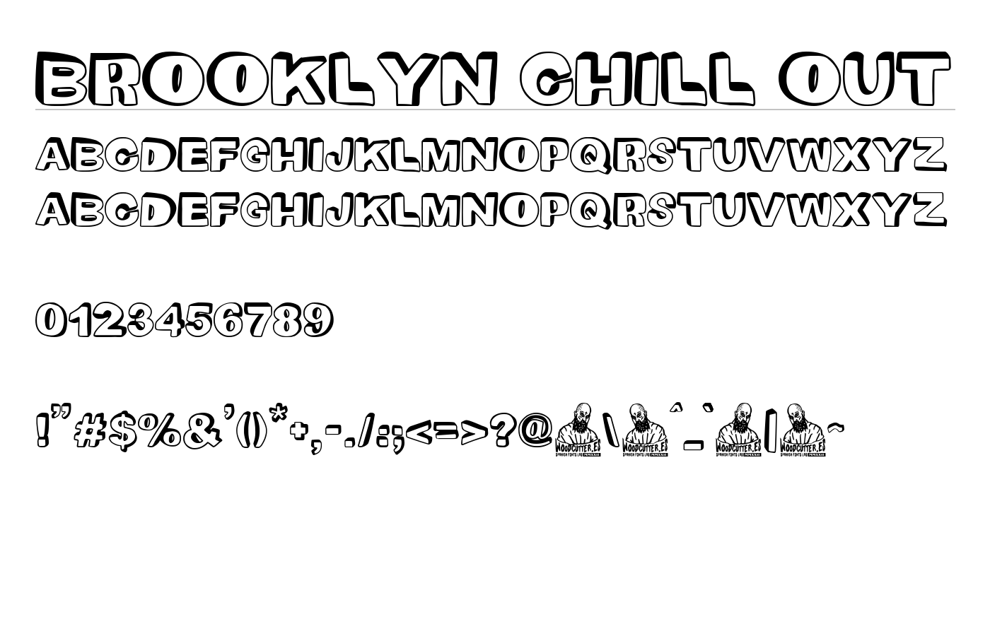Brooklyn Chill Out Font preview