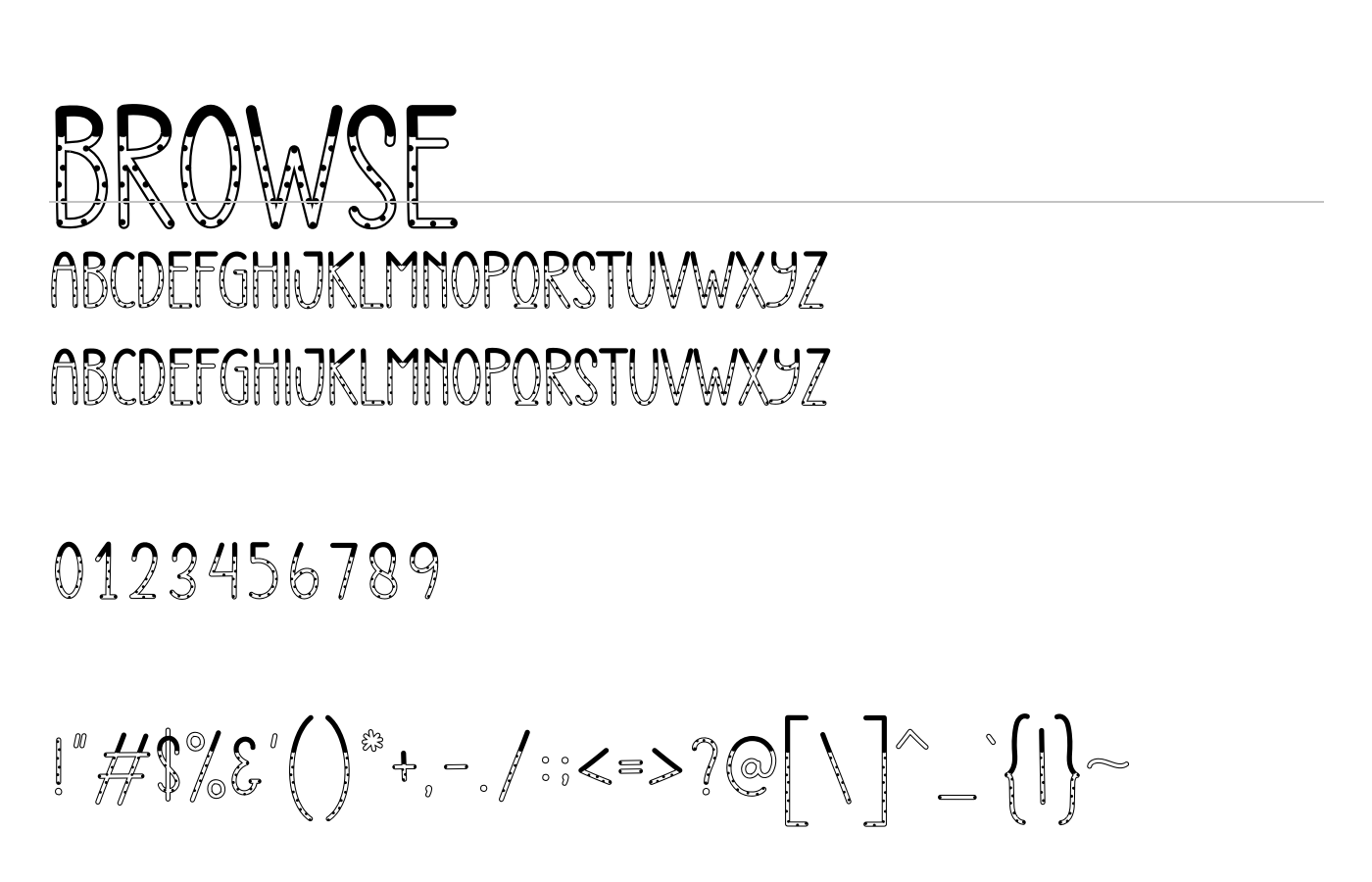 Browse Font preview