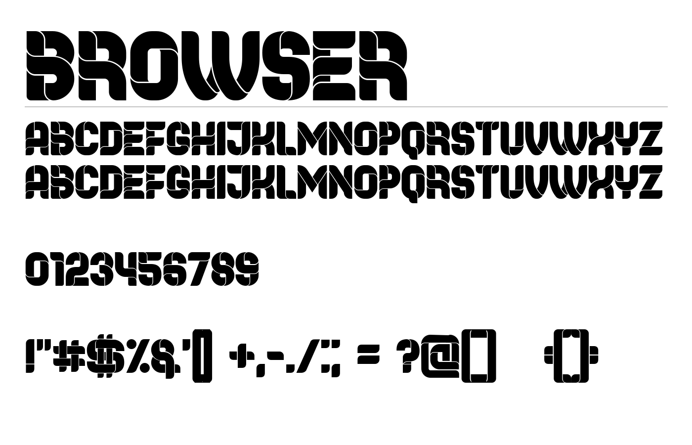 Browser Font preview