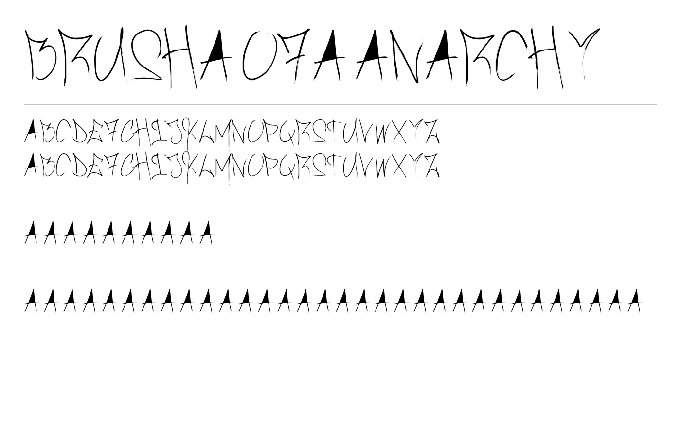 Brush_Of_Anarchy Font preview