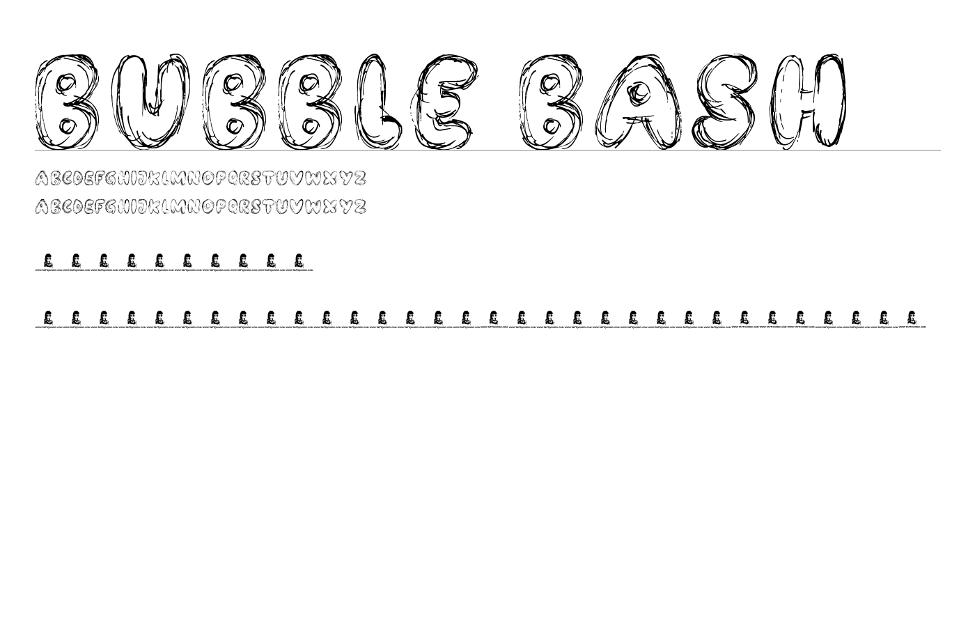 Bubble Bash Font preview
