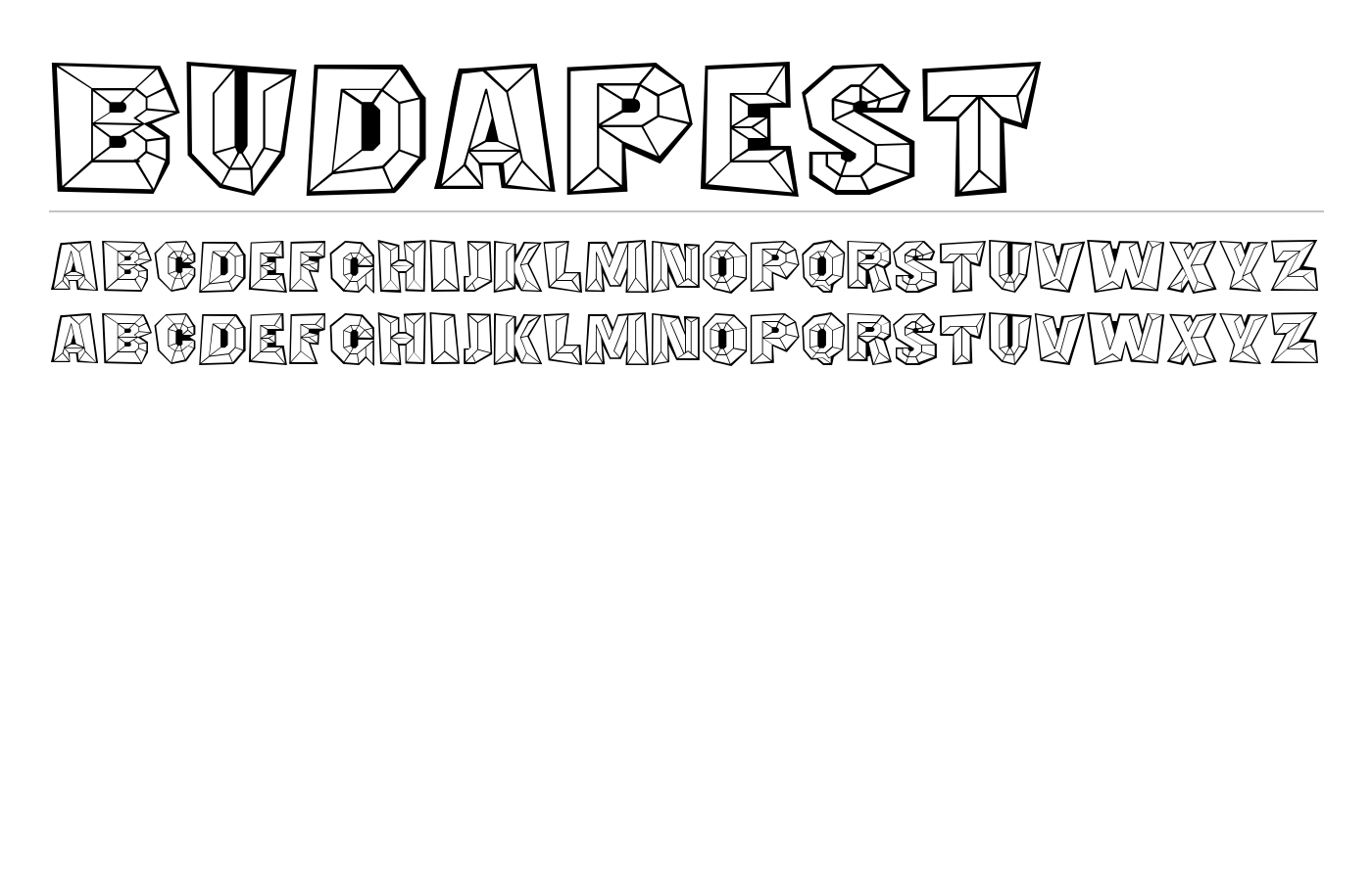 Budapest Font preview
