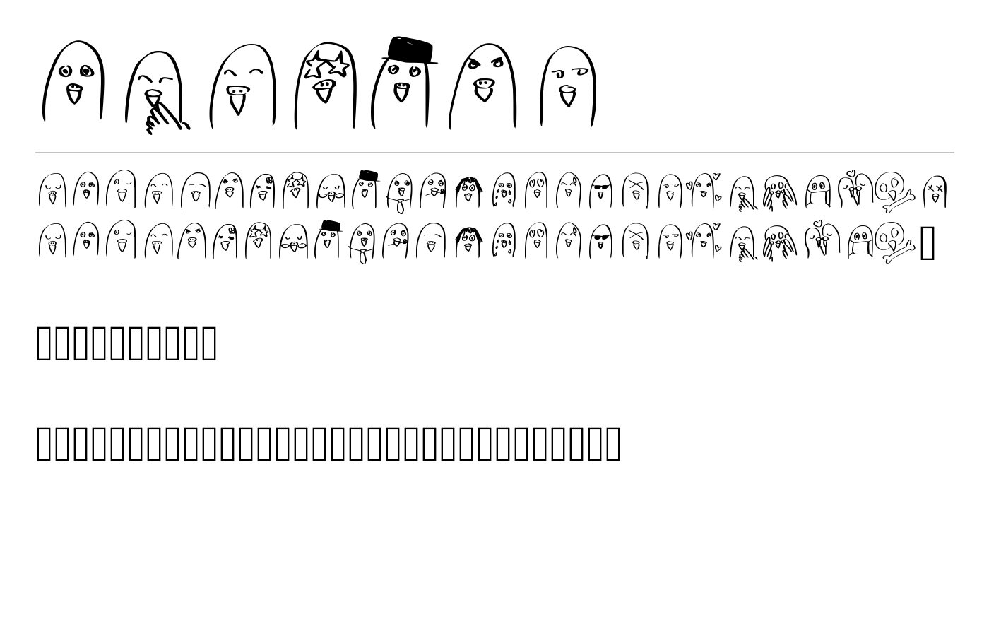 Budgies Font preview