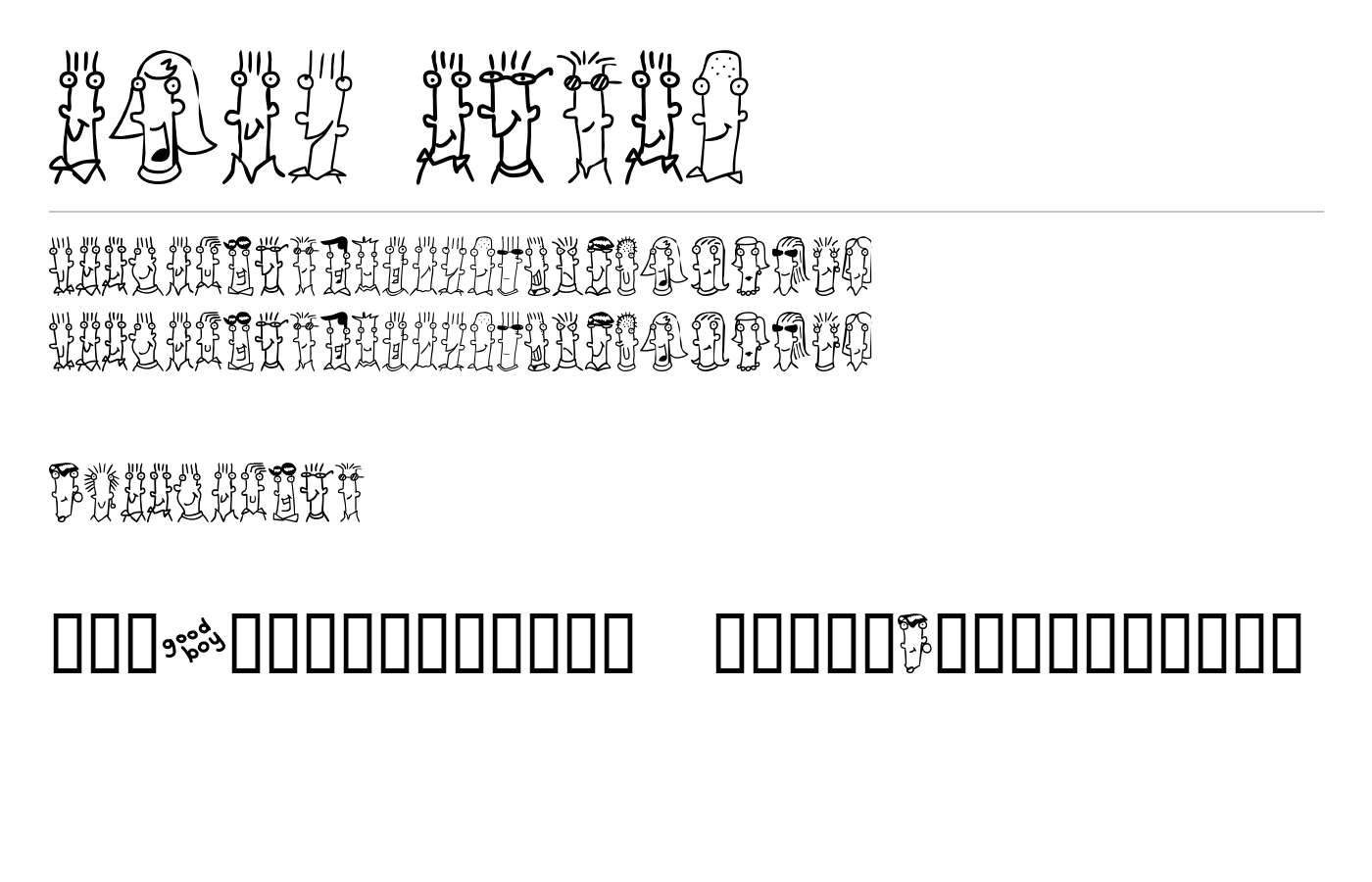 BUEN CHICO Font preview