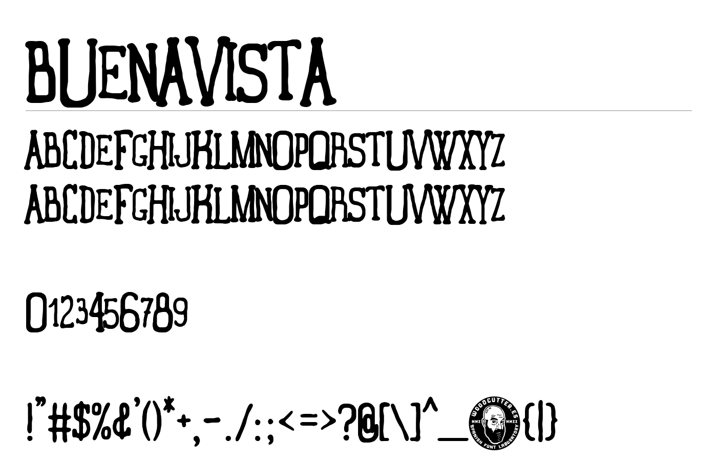 Buenavista Font preview