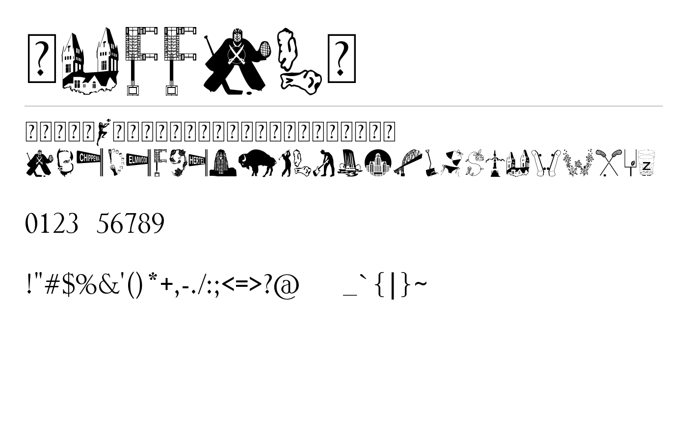 BuffalO Font preview