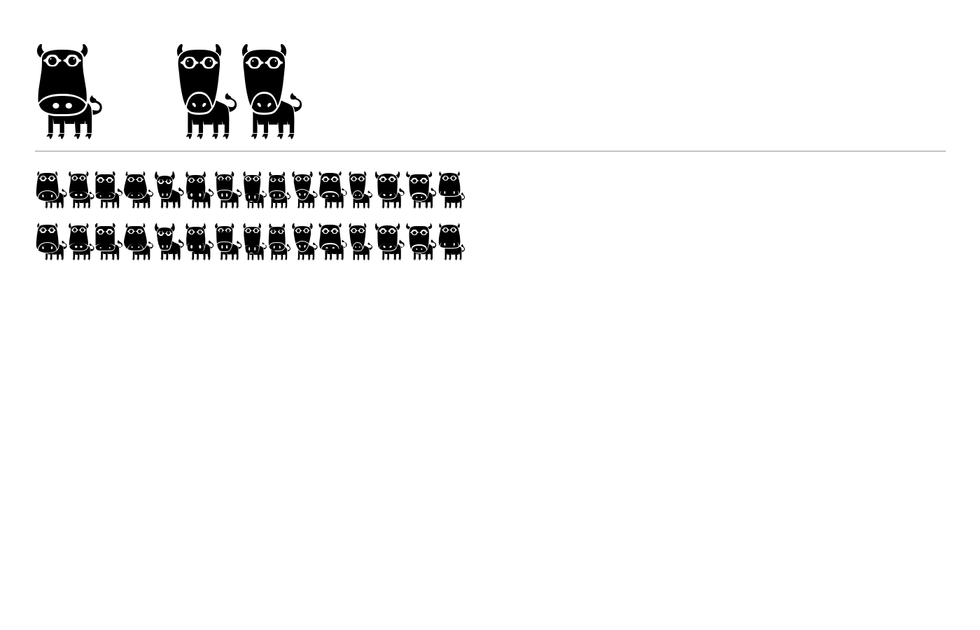 Bulls Font preview