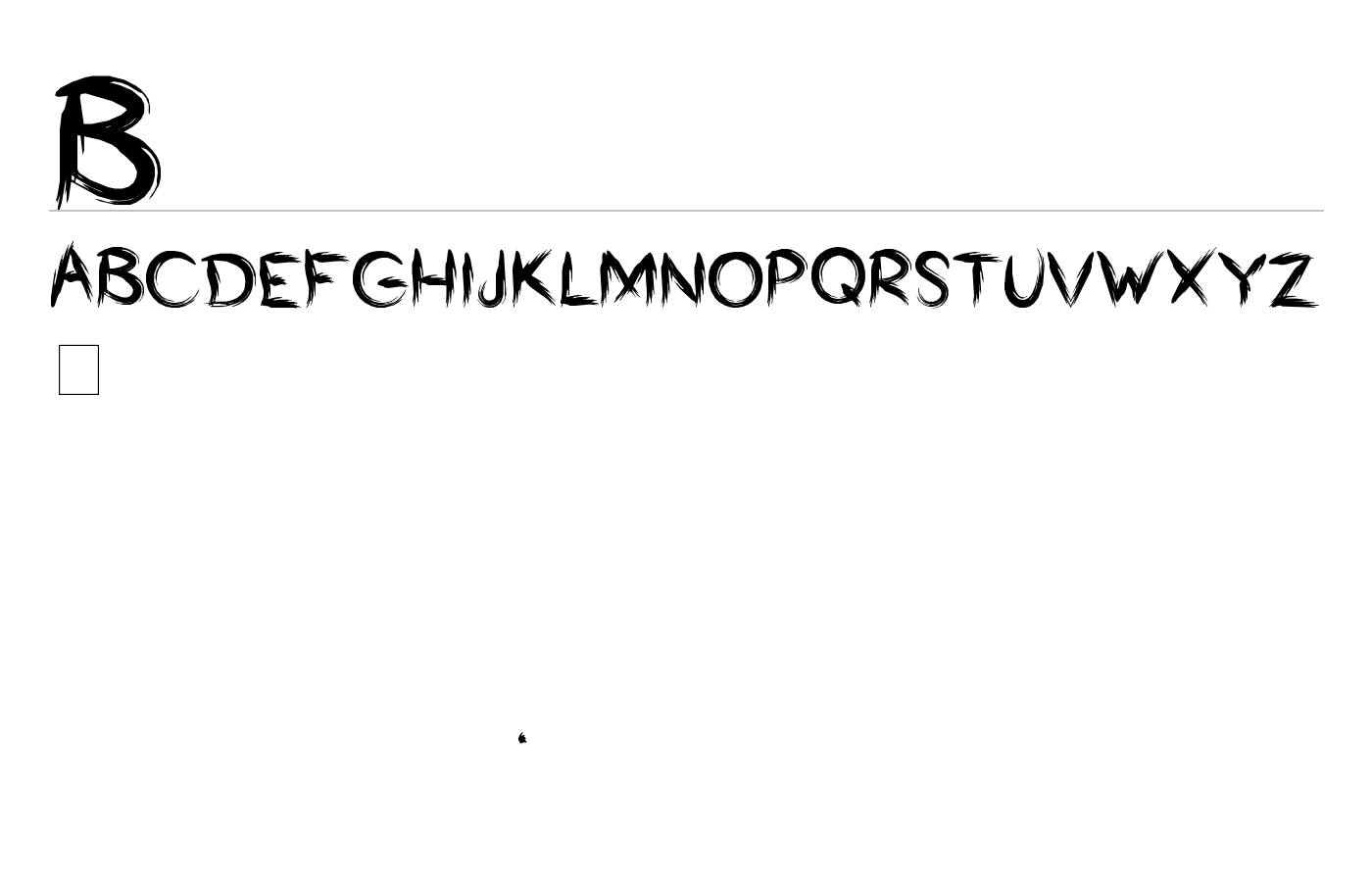 Bumrush Font preview