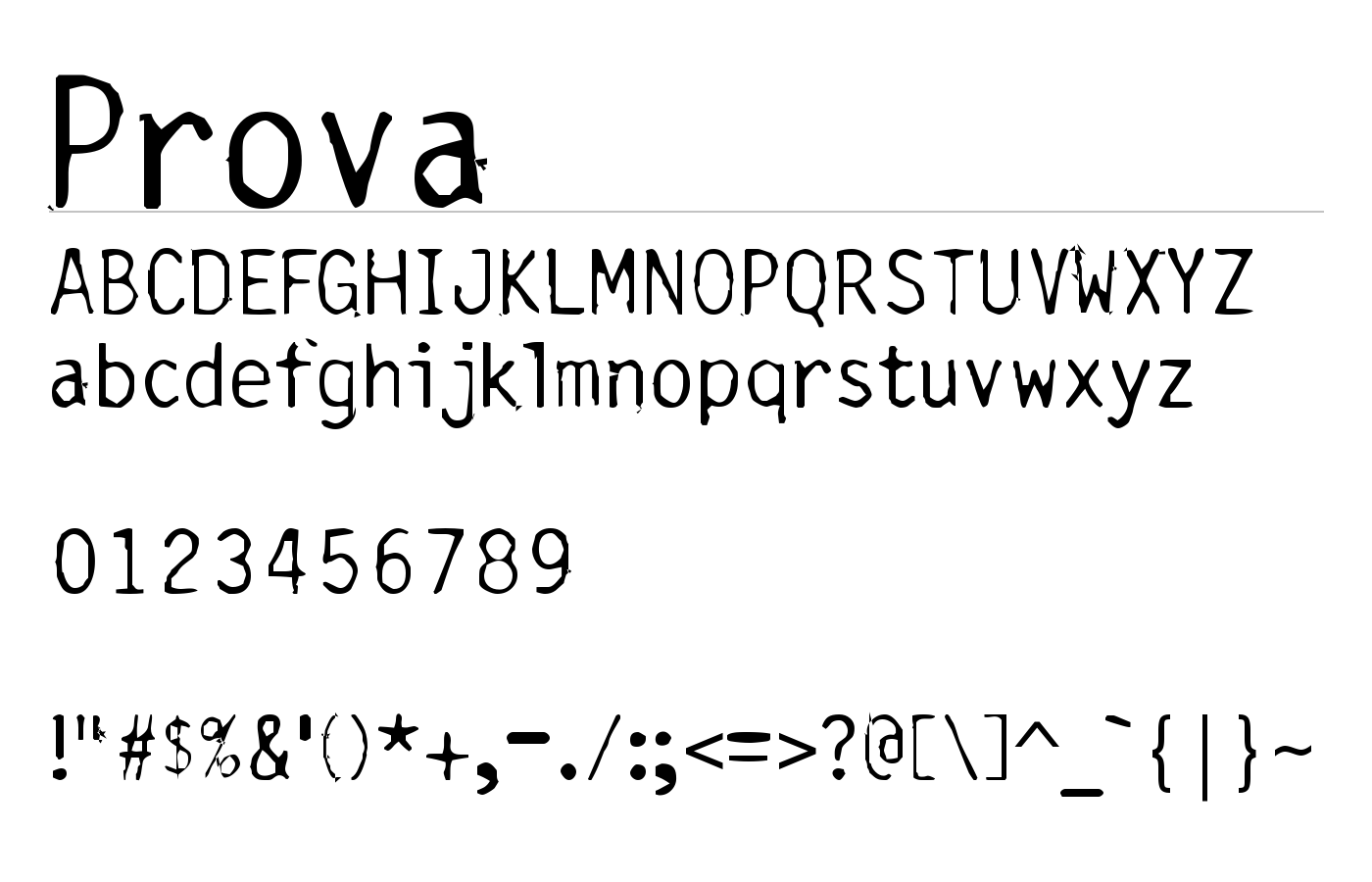 Burned Gothic Font preview