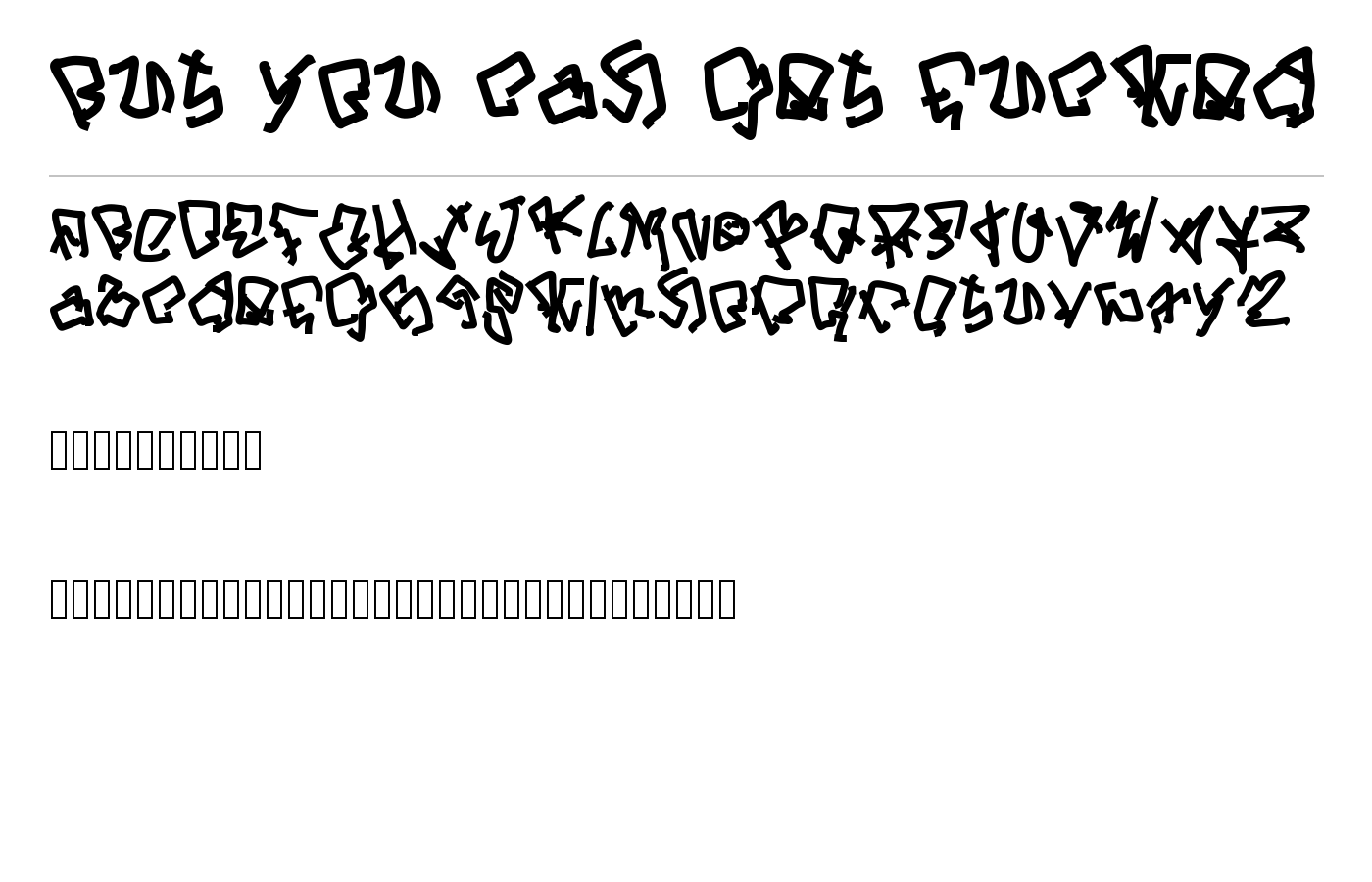 But you can get fucked Font preview