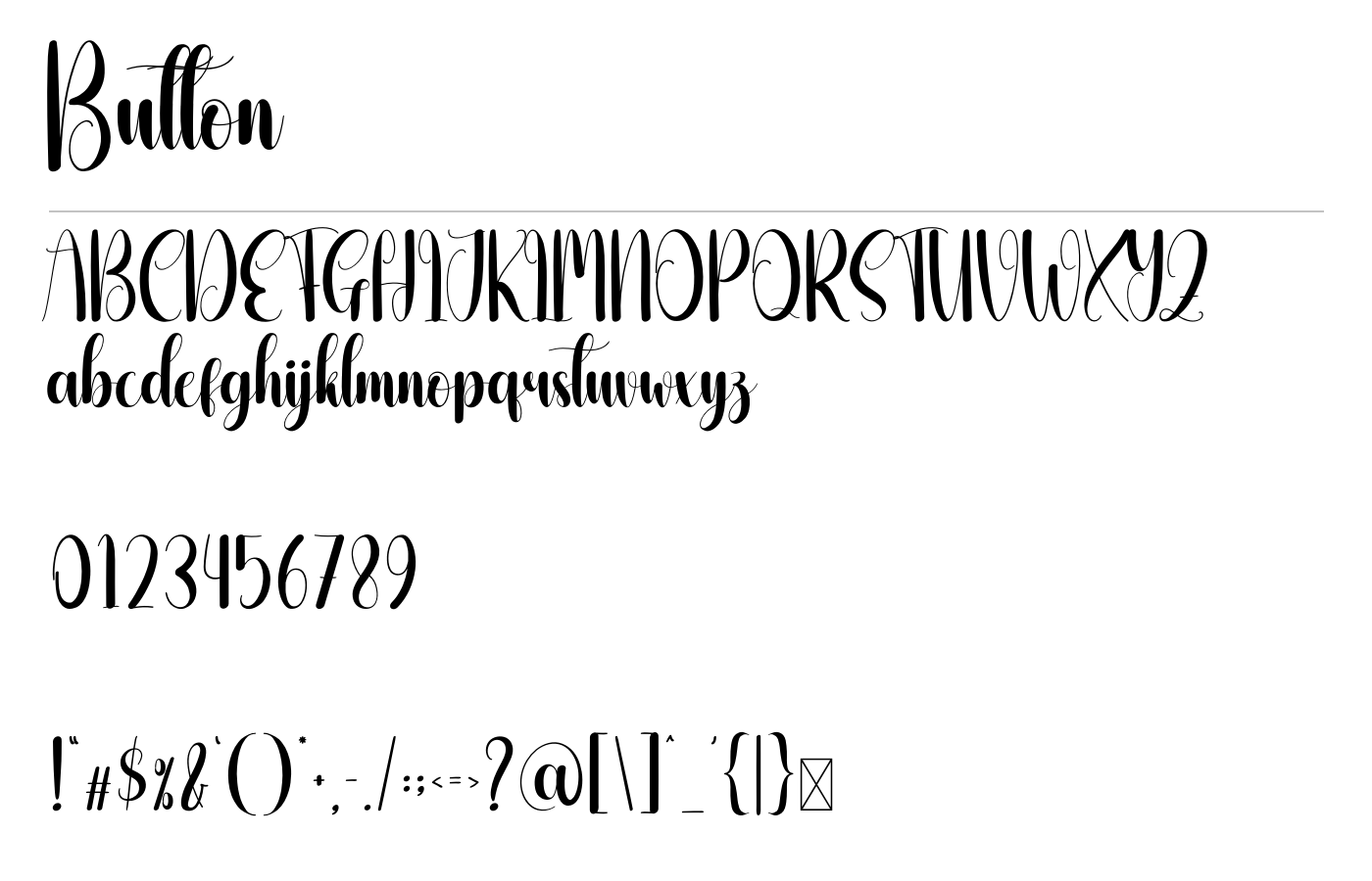 Button Font preview