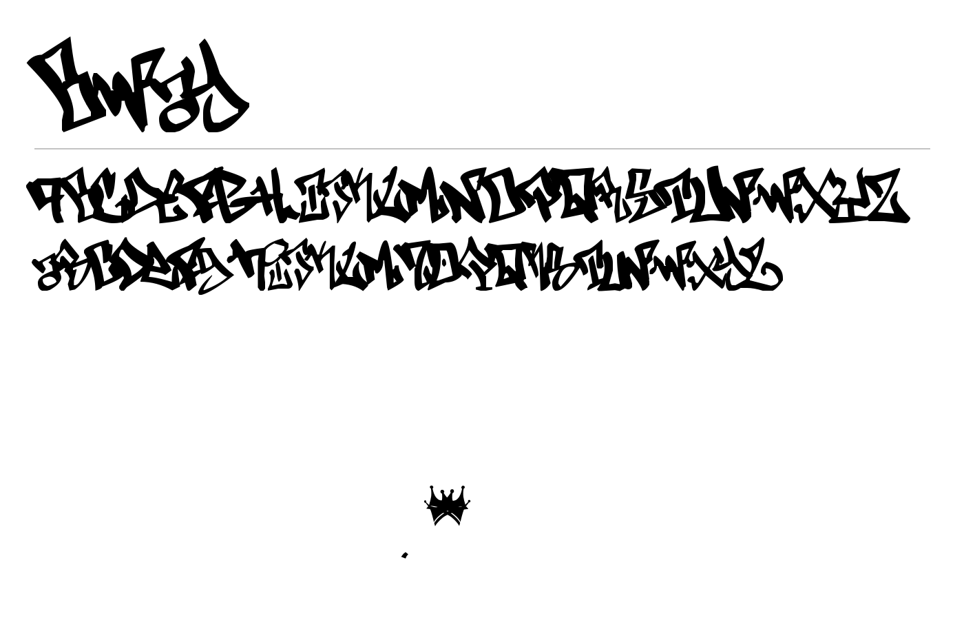 Bway Font preview