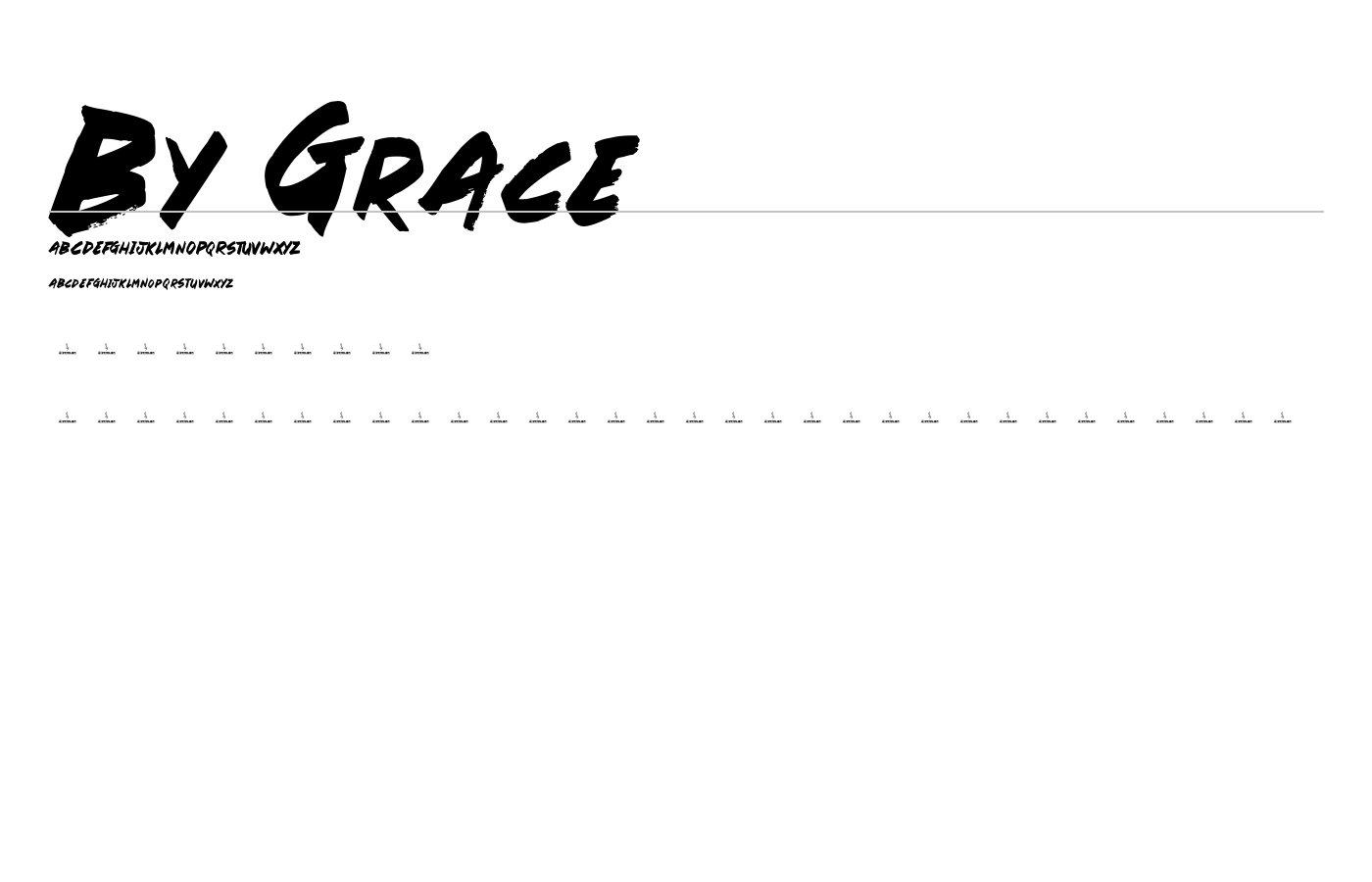 By Grace Font preview