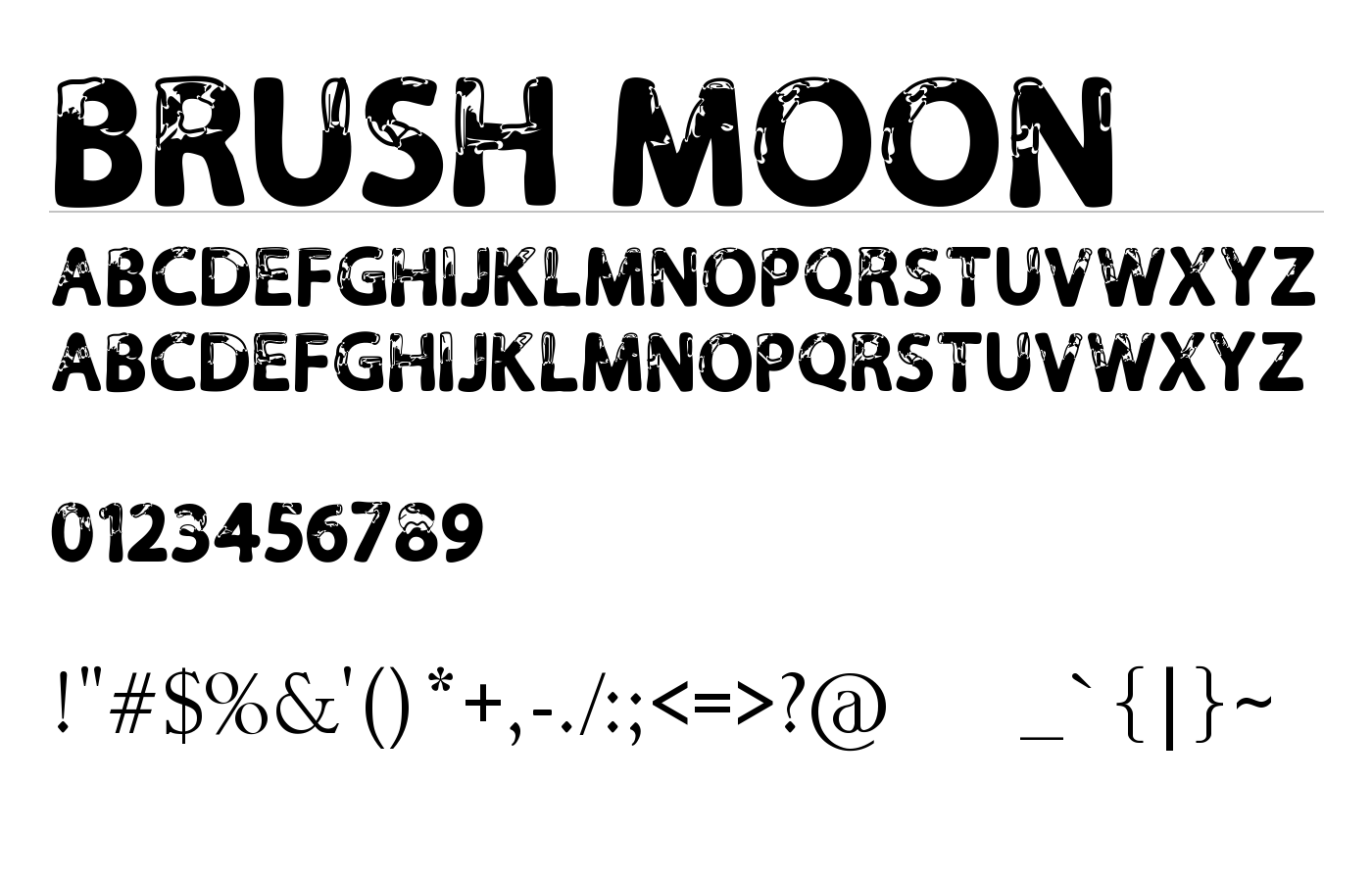 Calla Personal Use Only Font preview