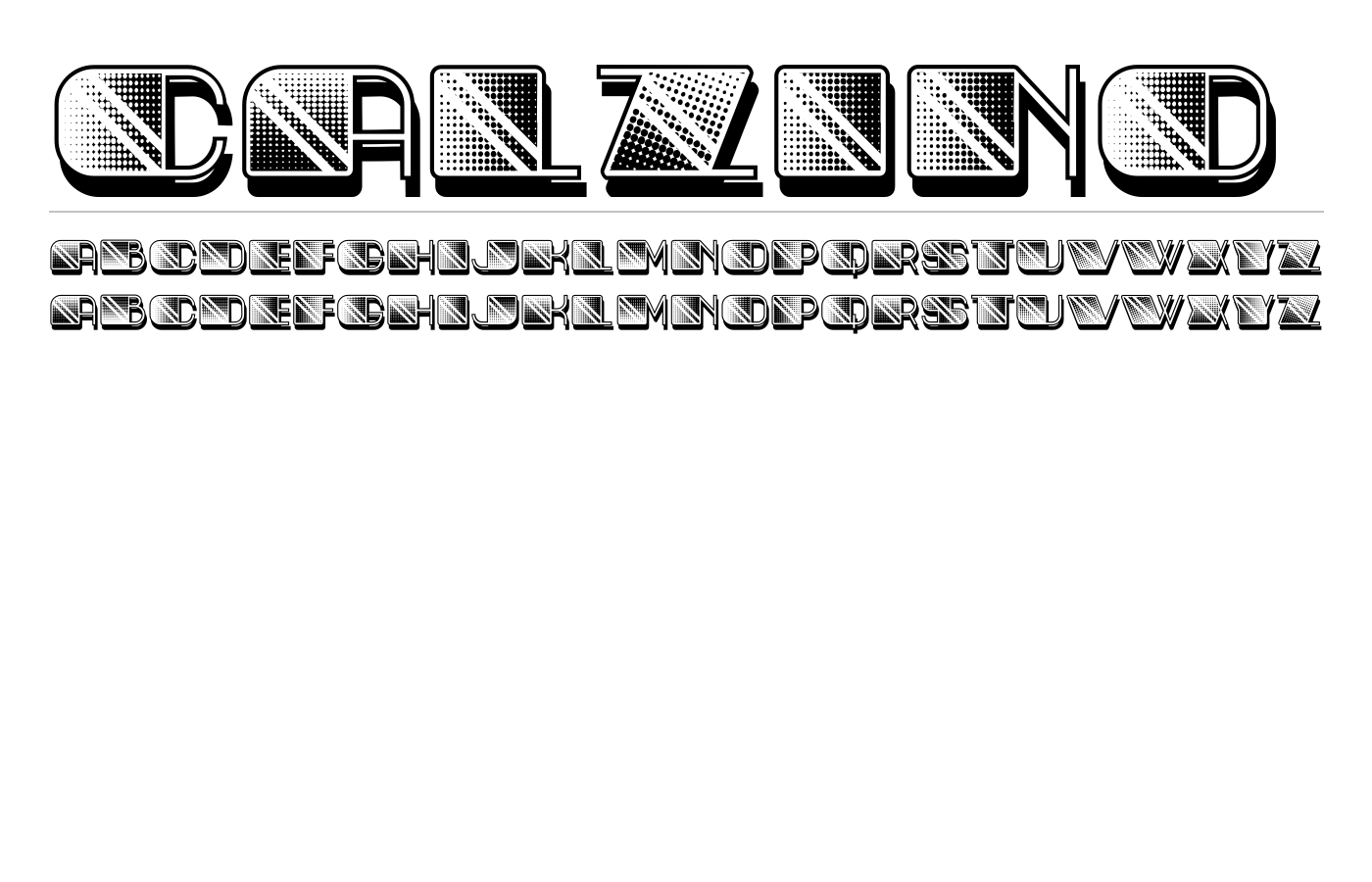 Calzino Font preview